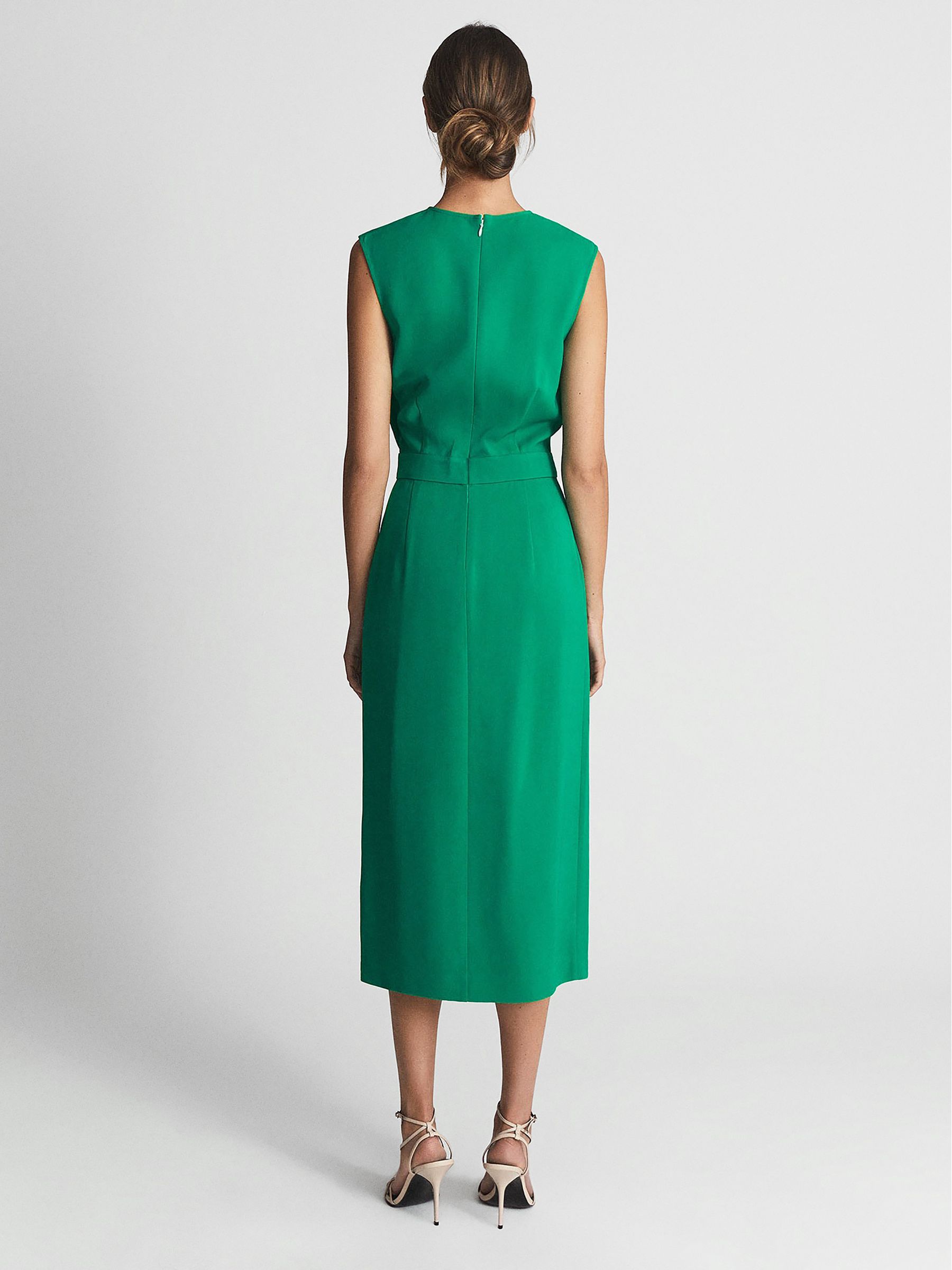 Sleeveless Bodycon Dress in Green