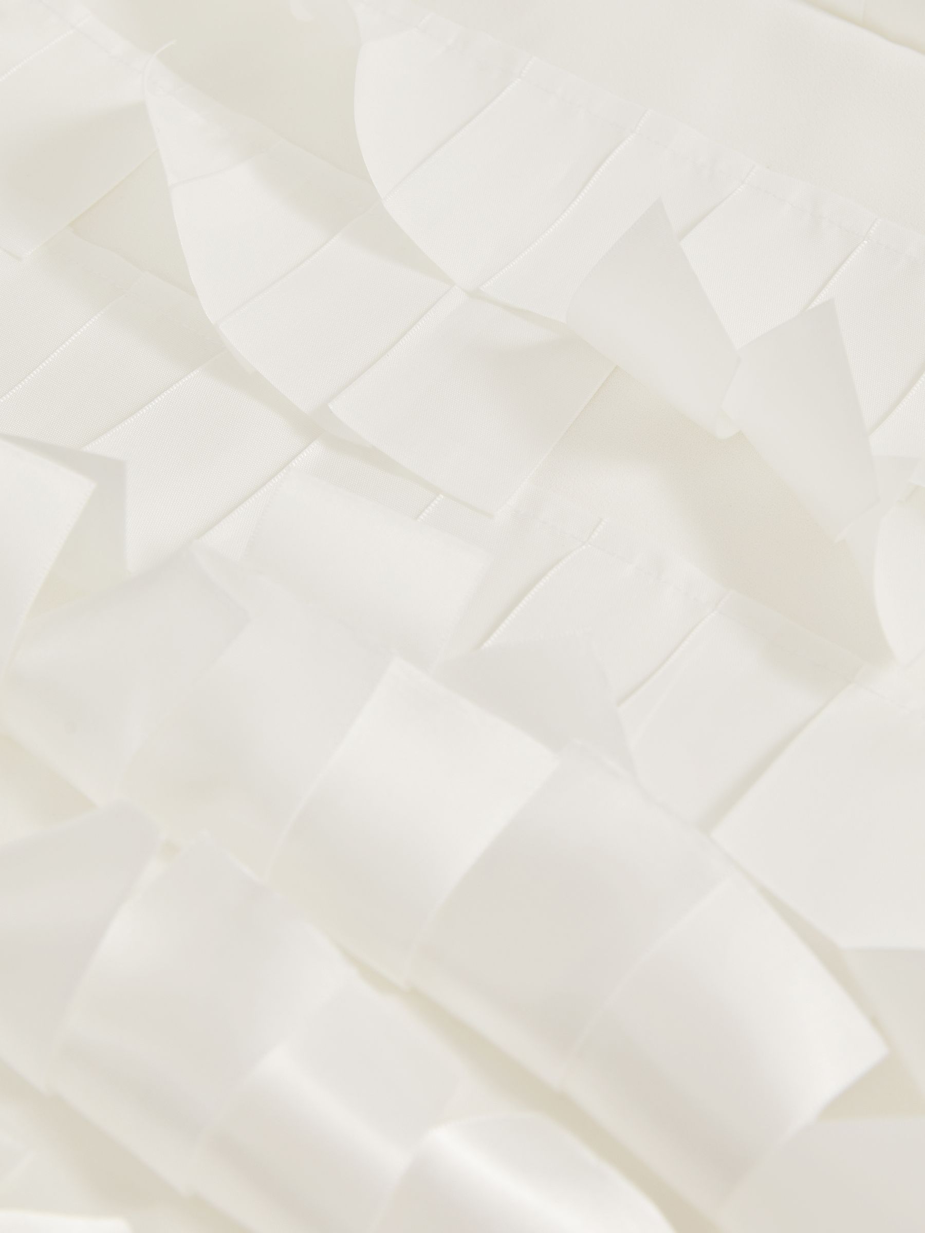 Atelier Layered Fringe Mini Dress in White