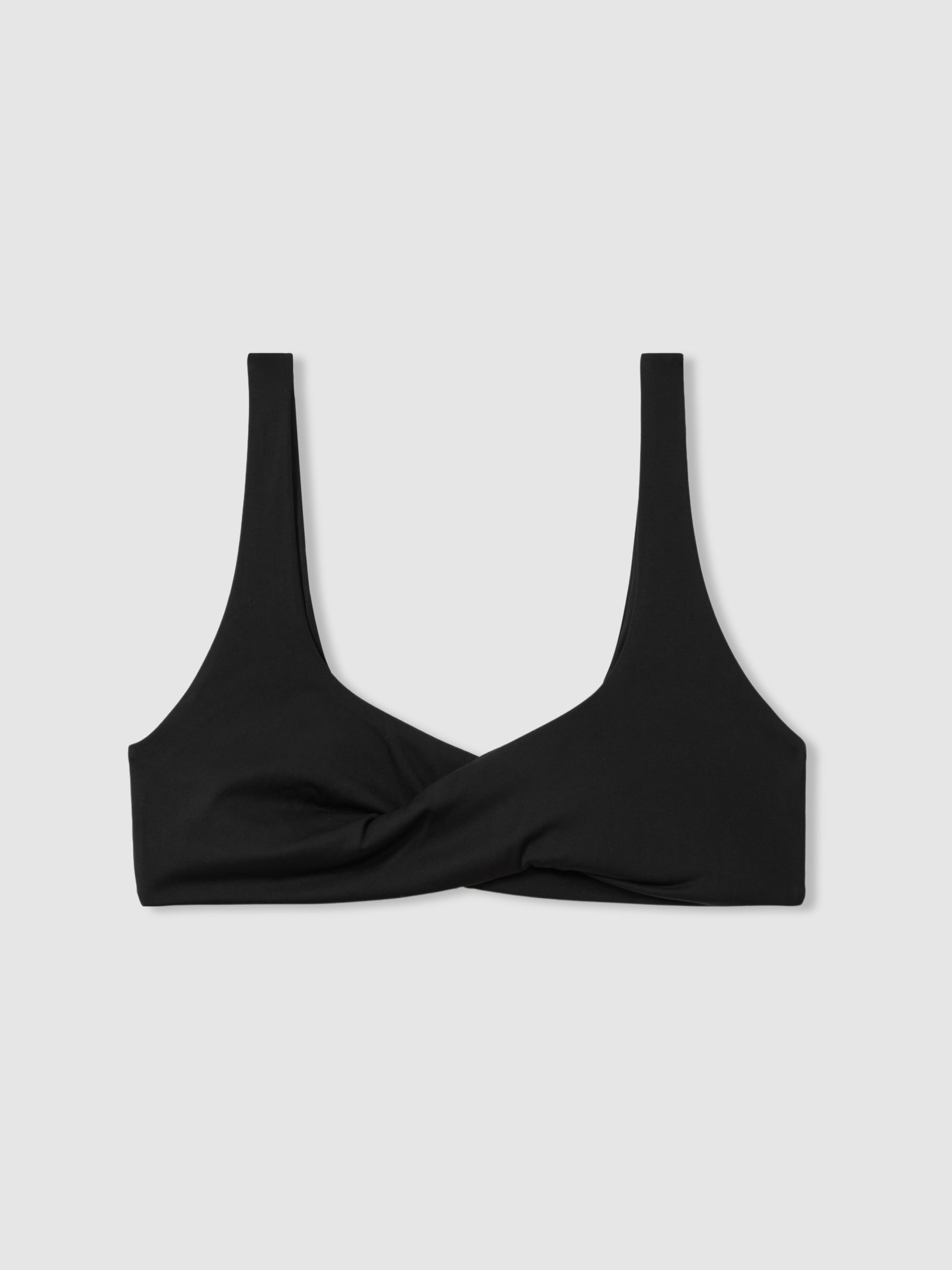 Calvin Klein Underwear Twist Detail Bikini Top in Black