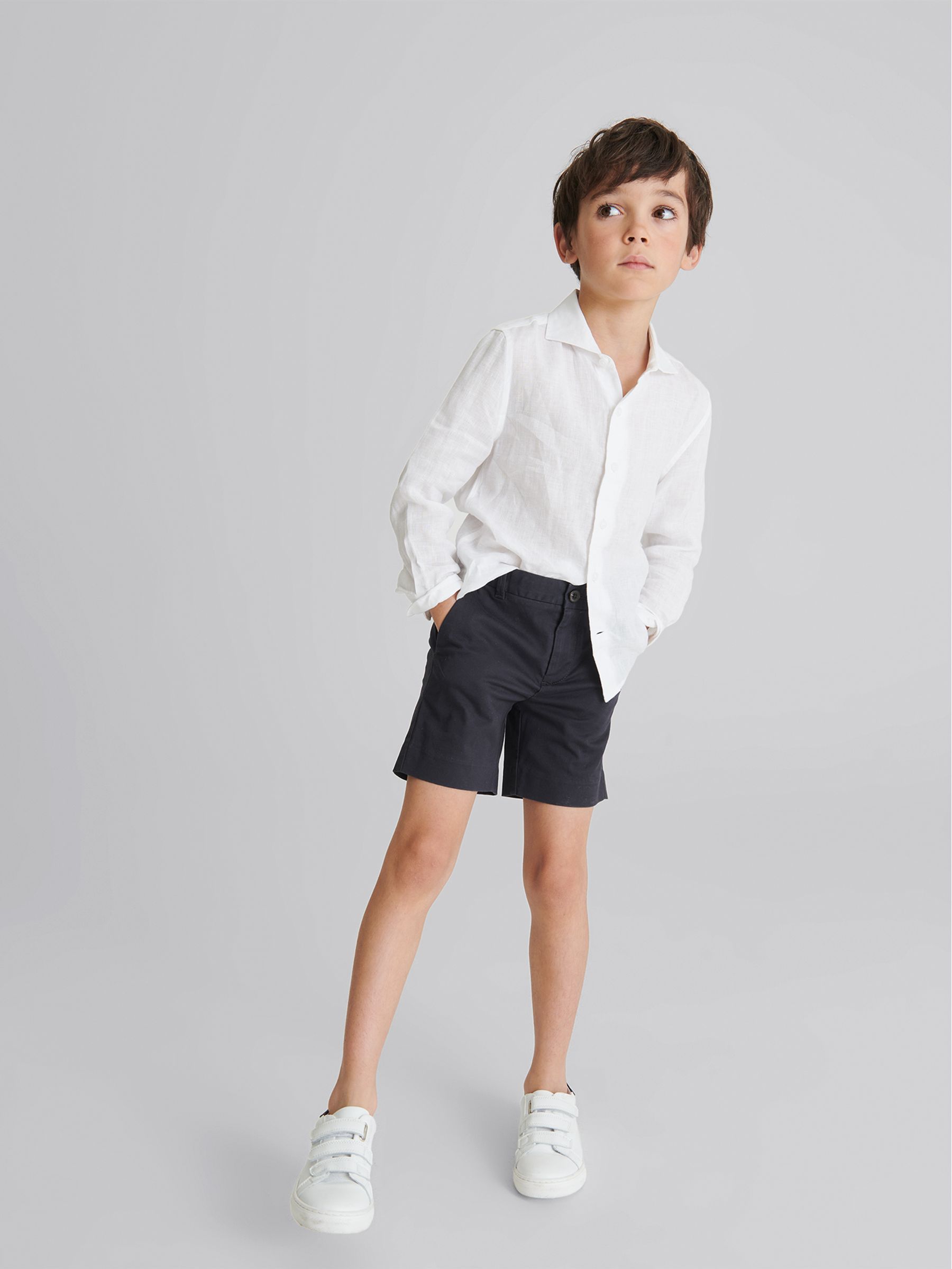 4-9 yrs Casual Chino Shorts in Navy
