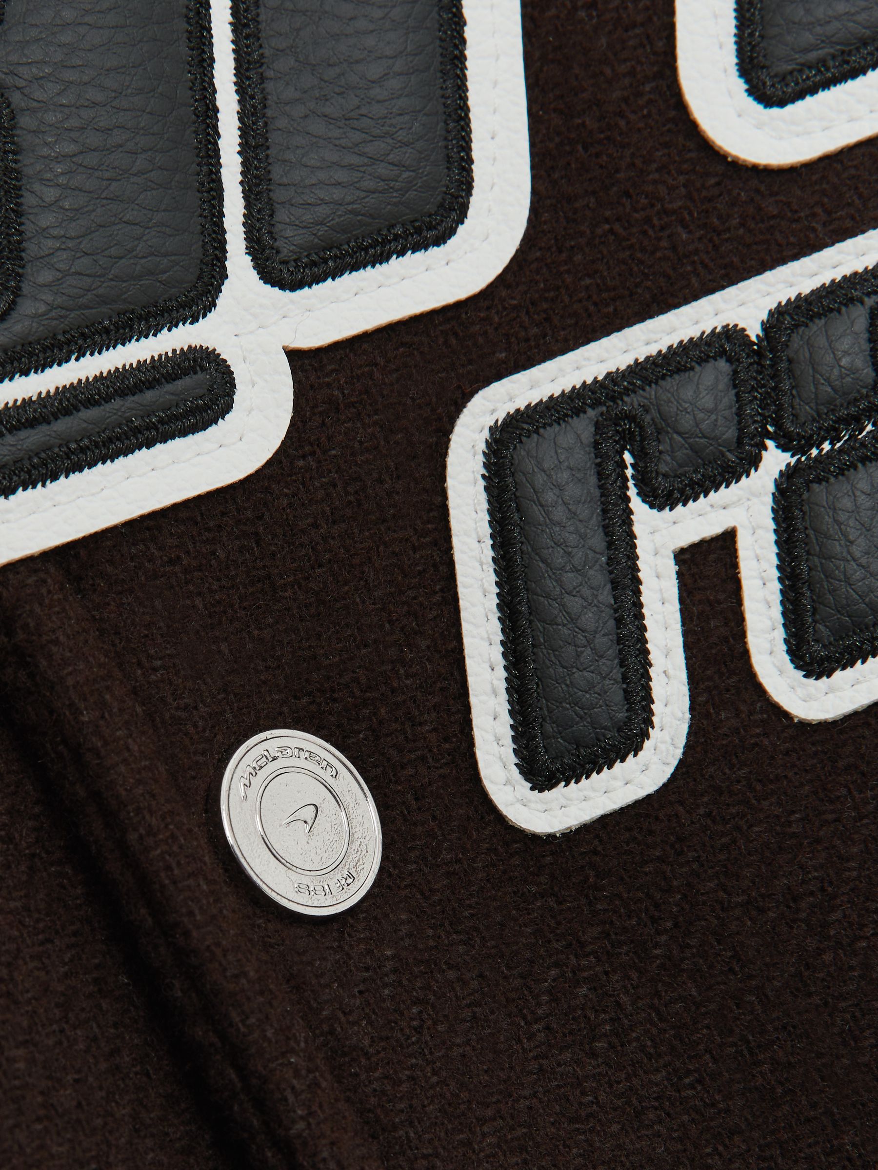 McLaren F1 Team Bomber Jacket in Brown/Ivory/White