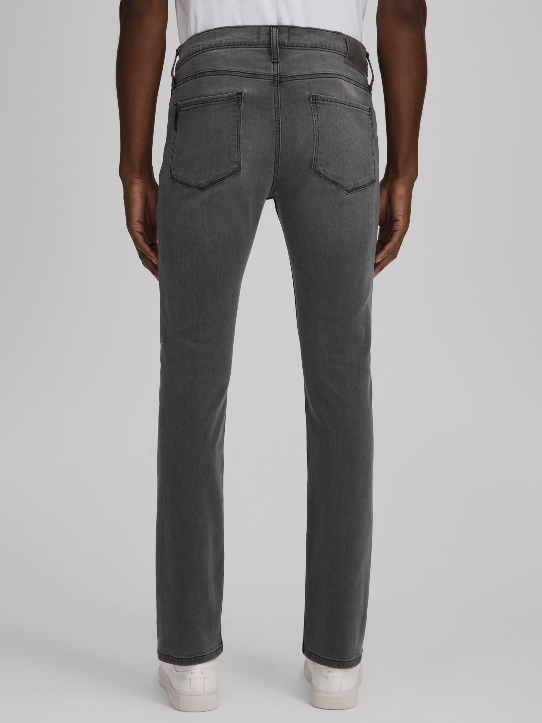 Paige Slim-Fit Stretch Jeans in Jimson Grey