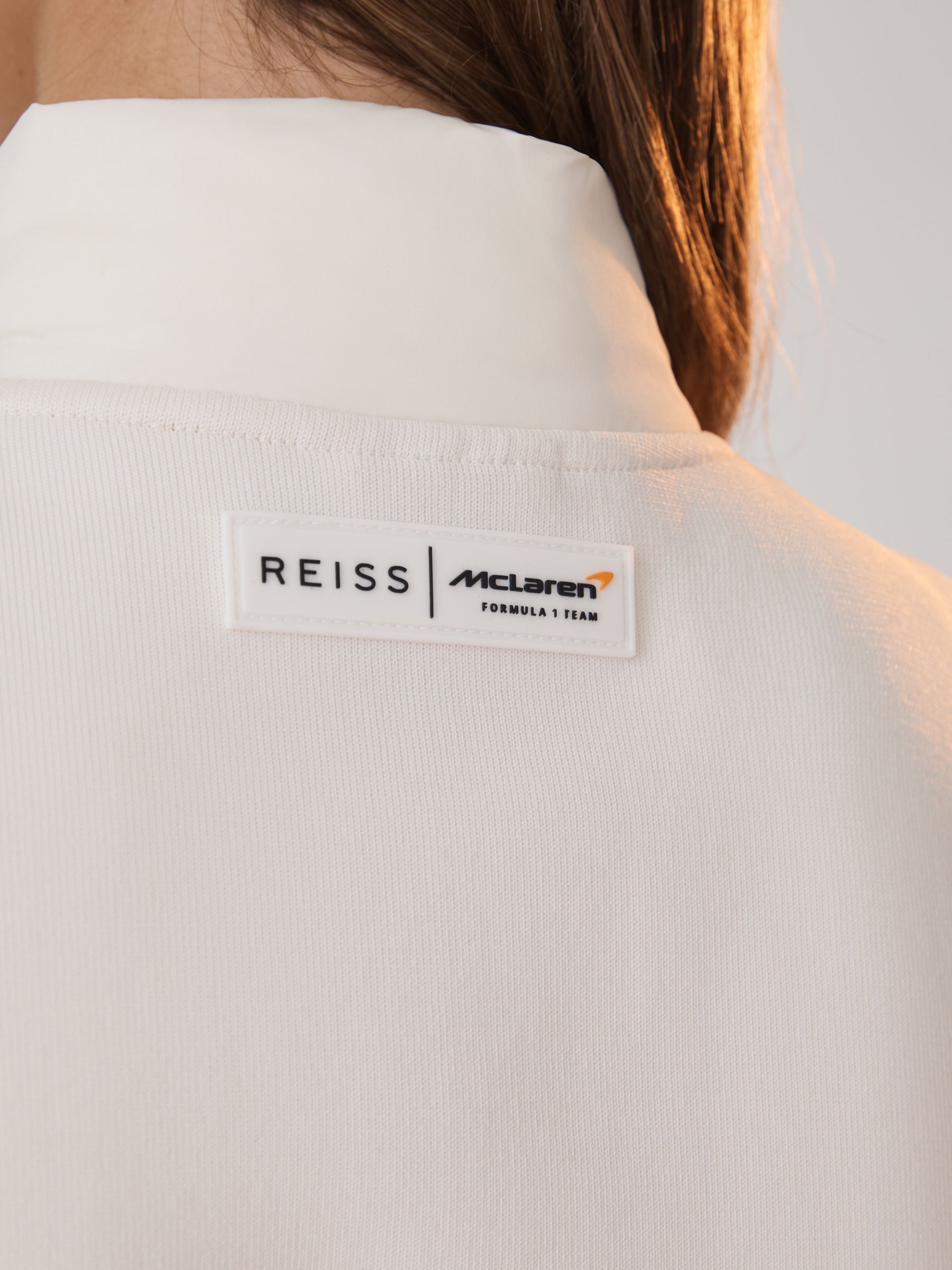 McLaren F1 Hybrid Quilt and Knit Gilet in White