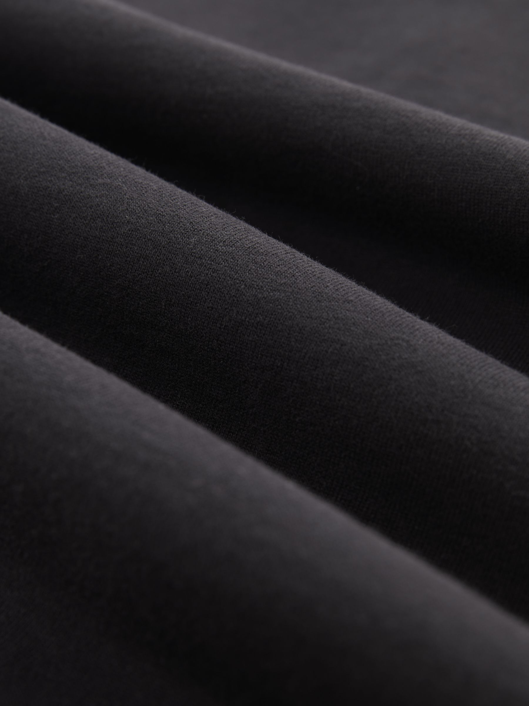 Cotton Garment-Dyed Oversize T-Shirt in Washed Black