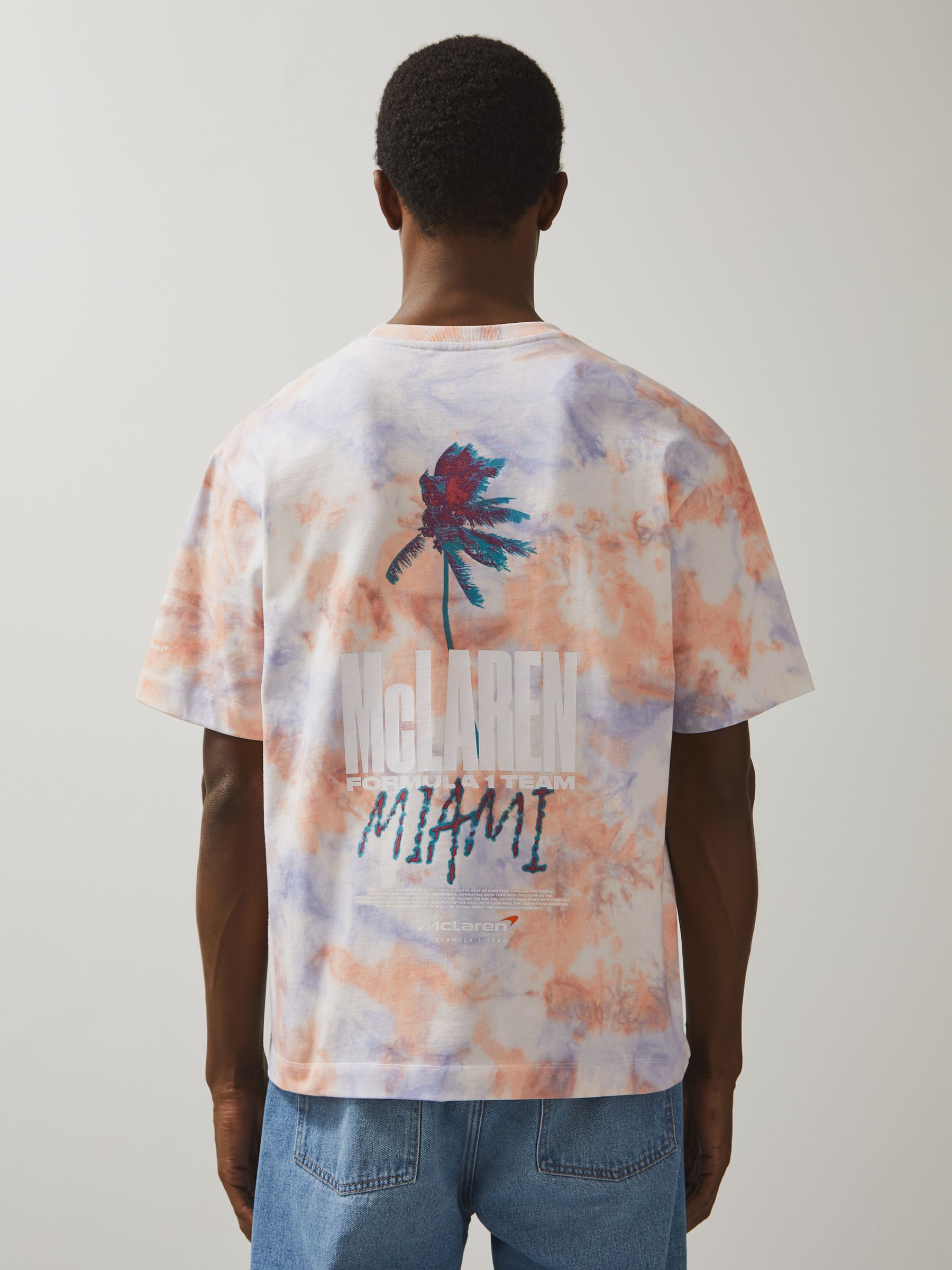 McLaren F1 Team Miami GP T-Shirt Unisex Fit in Pink