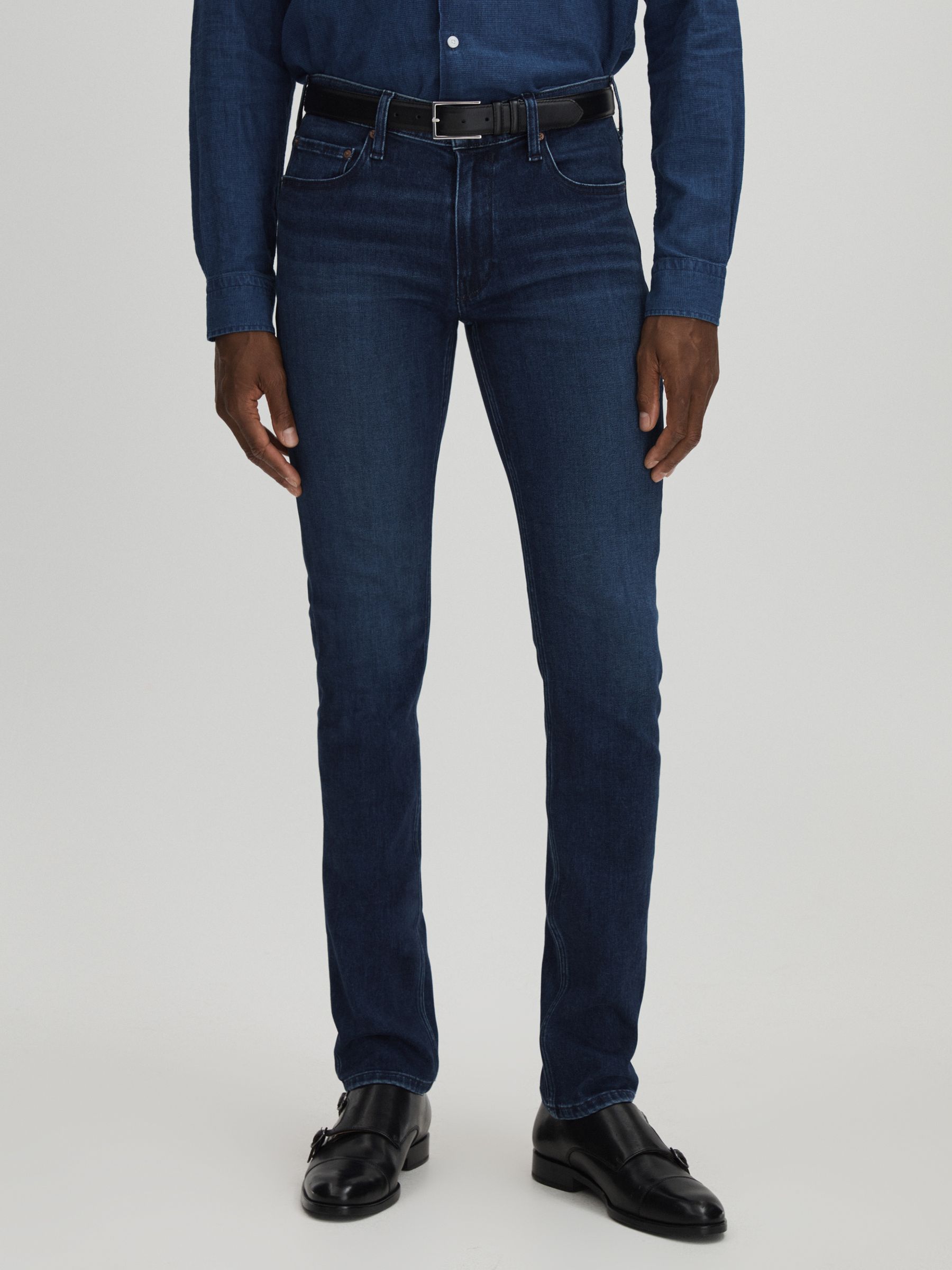 Paige Slim Fit Stretch Jeans in Rolland