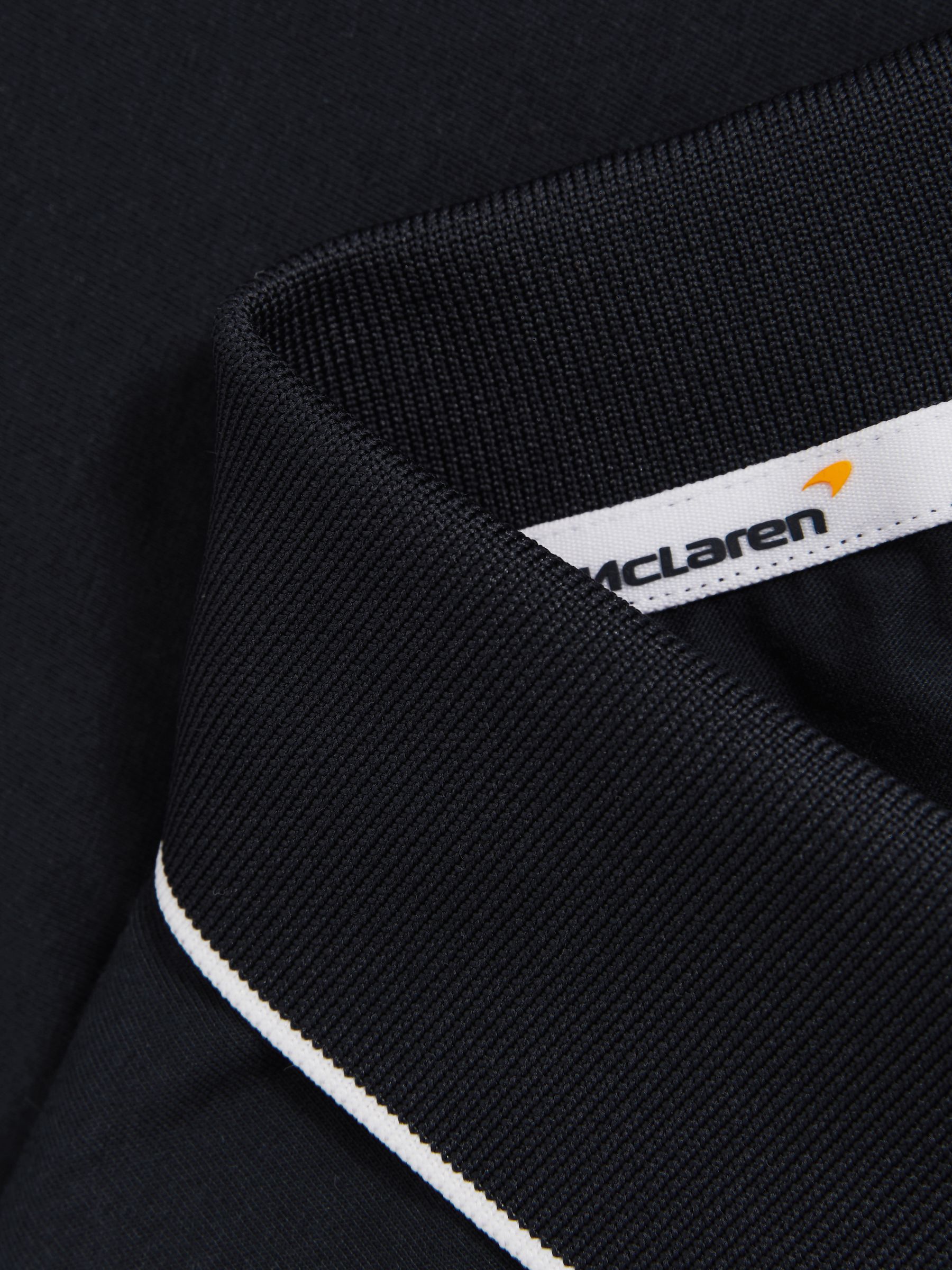 McLaren F1 Team Cotton Polo Shirt in Navy