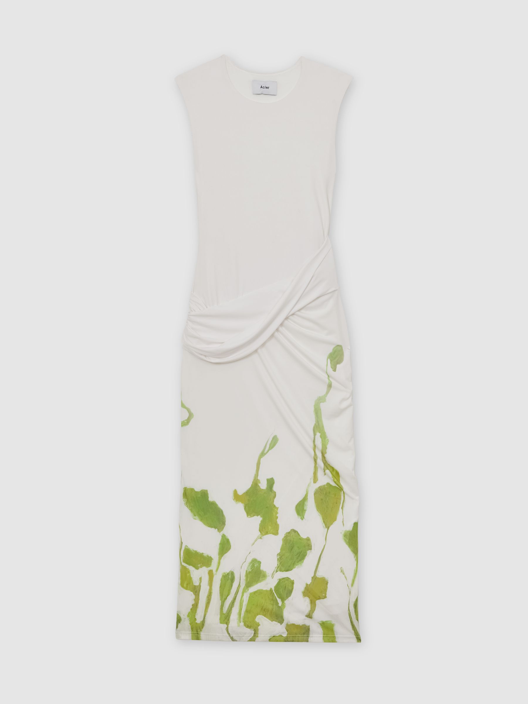 Wigmore Midi Dress in Ivory Print