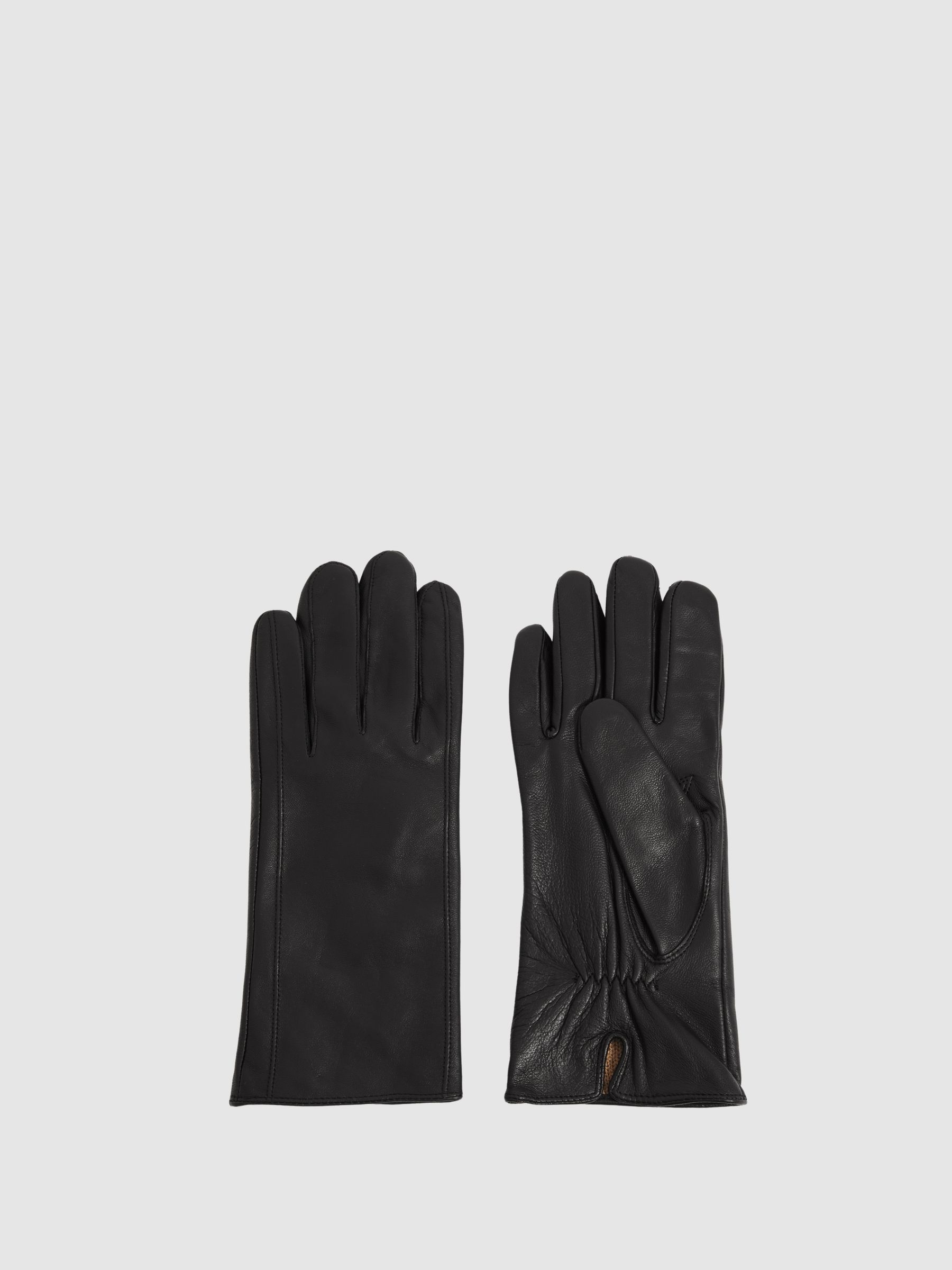 Leather Gloves in Black