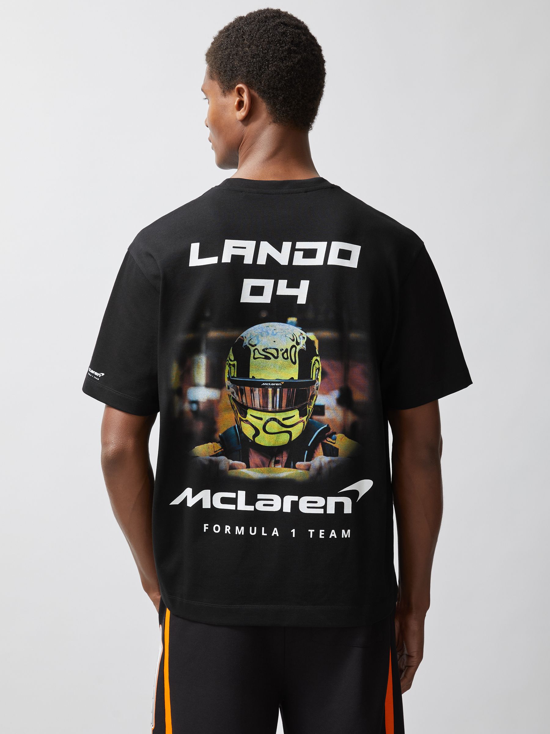 McLaren F1 Team Lando-Print T-Shirt Unisex Fit in Black