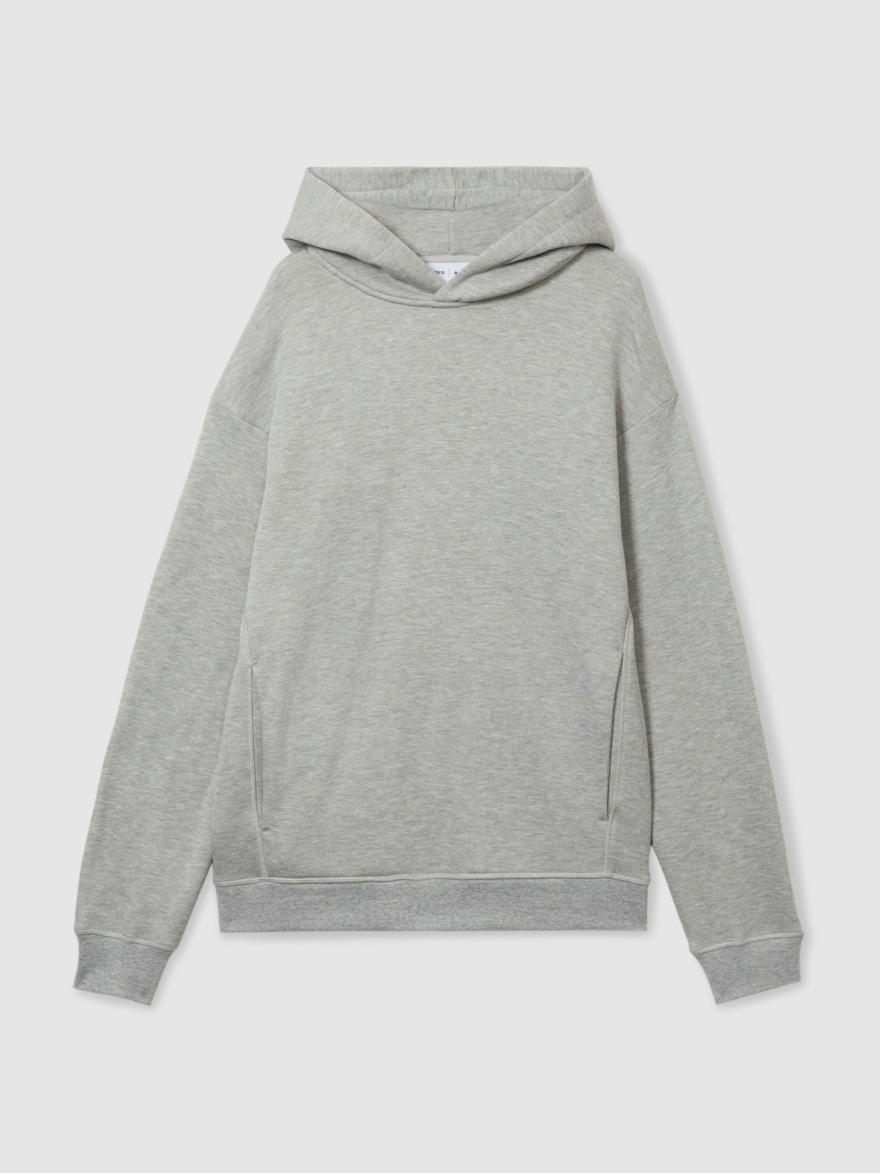 Reiss | Les 100 Ciels Modal-Blend Jersey Hoodie in Grey