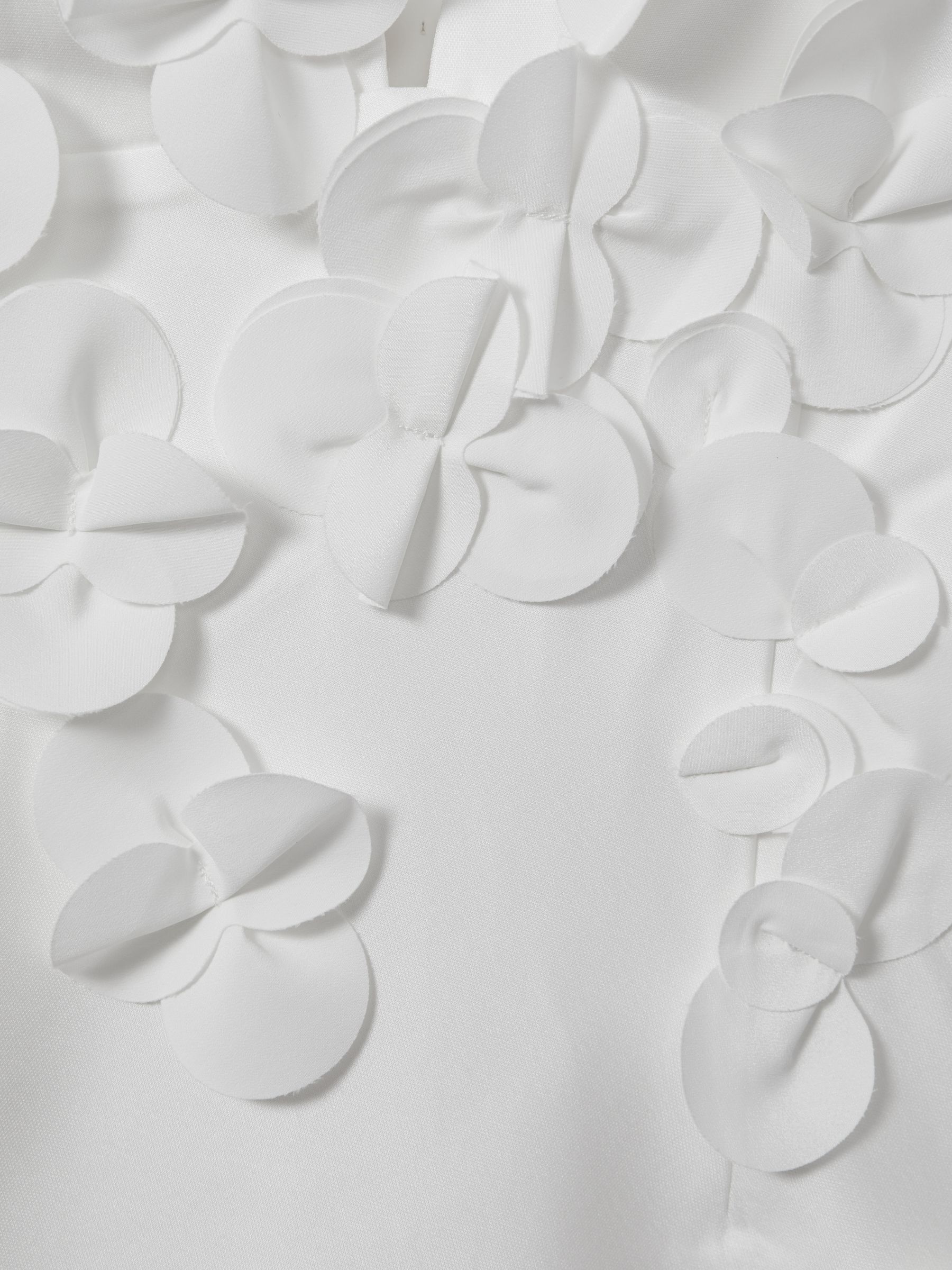 Acler Ruffle Midi Dress in Ivory