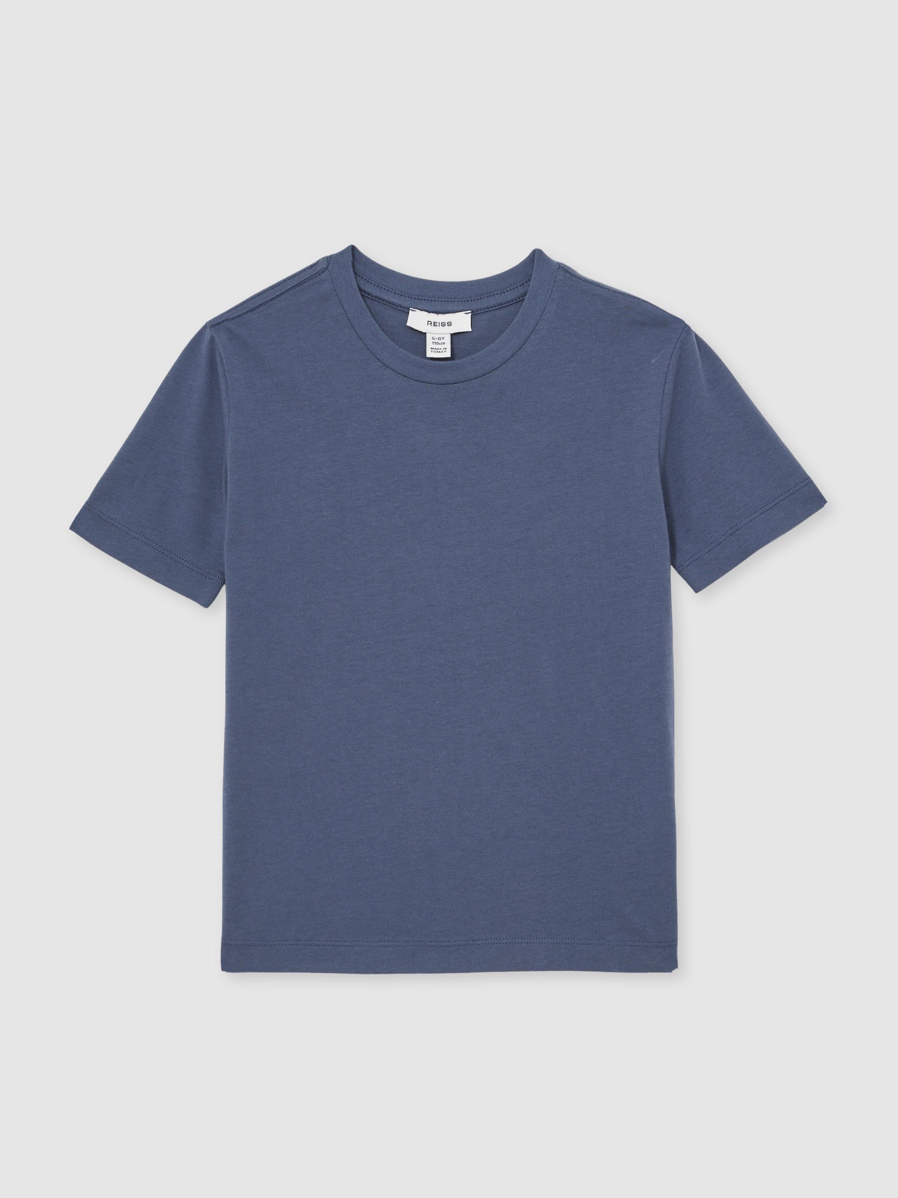3-9 yrs Crew Neck T-Shirt in Ocean Blue