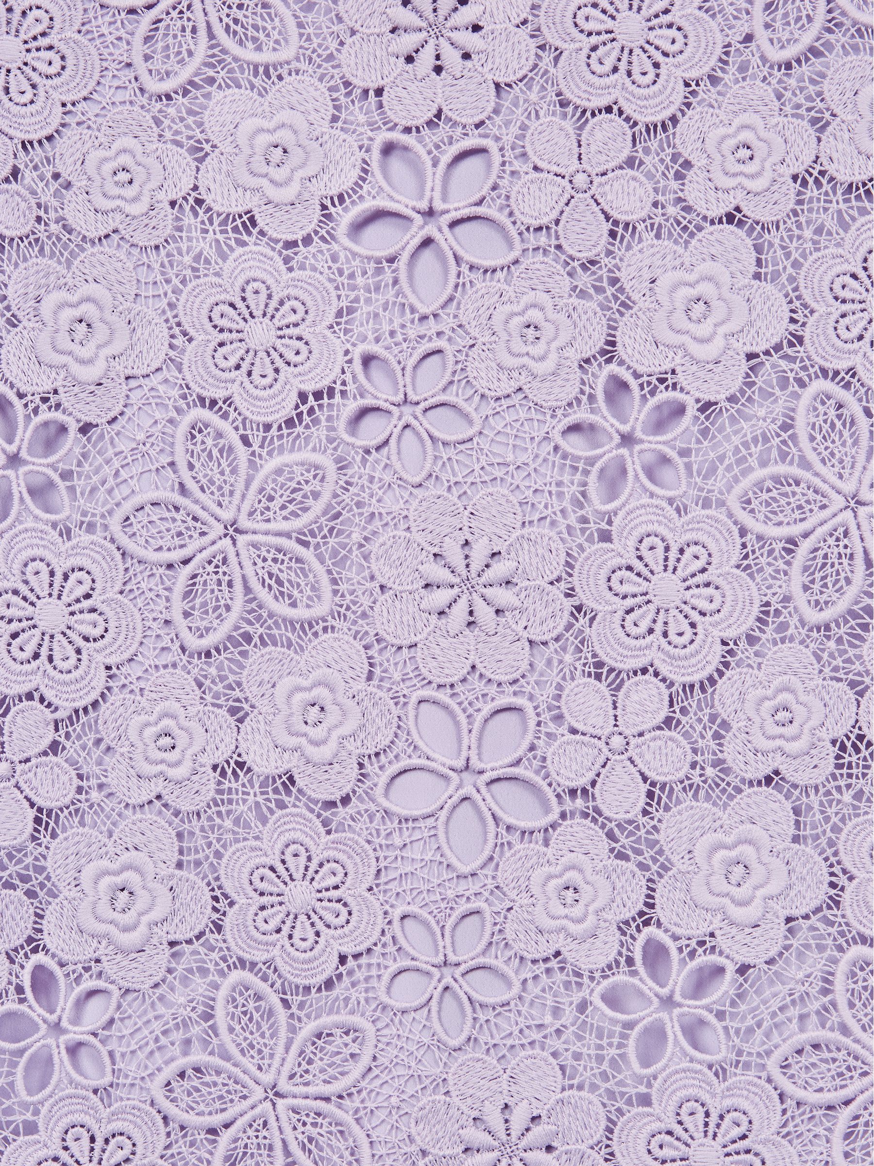 4-9 yrs Lace T-Shirt Dress in Lilac