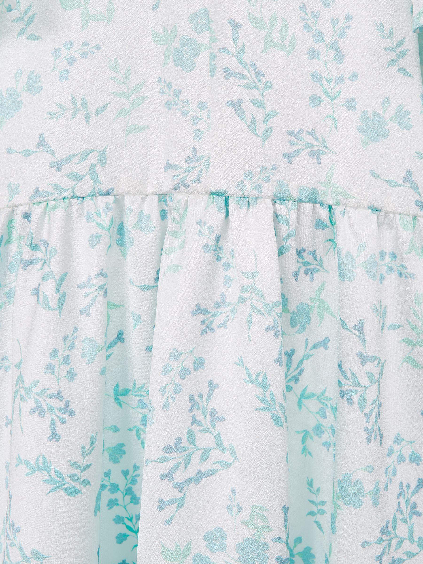 9-12 yrs Satin Midi Dress in Multi