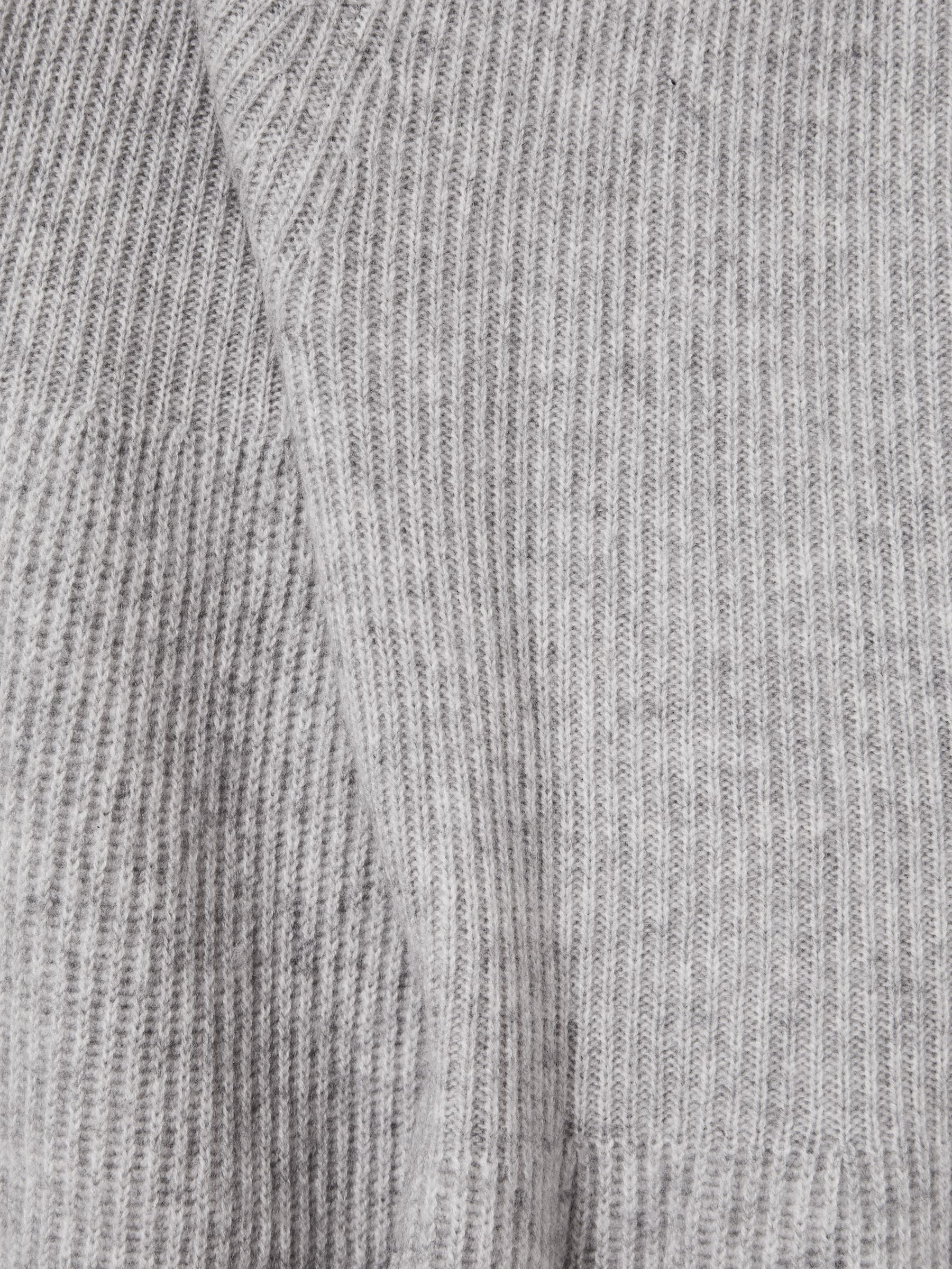 Madeleine Thompson Wool-Cashmere Mini Dress in Grey