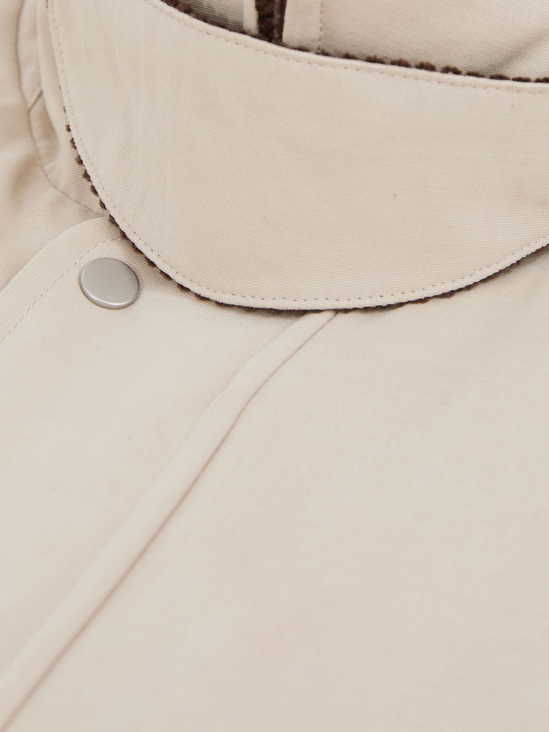 Les Deux Corduroy Collar Field Jacket in Sand