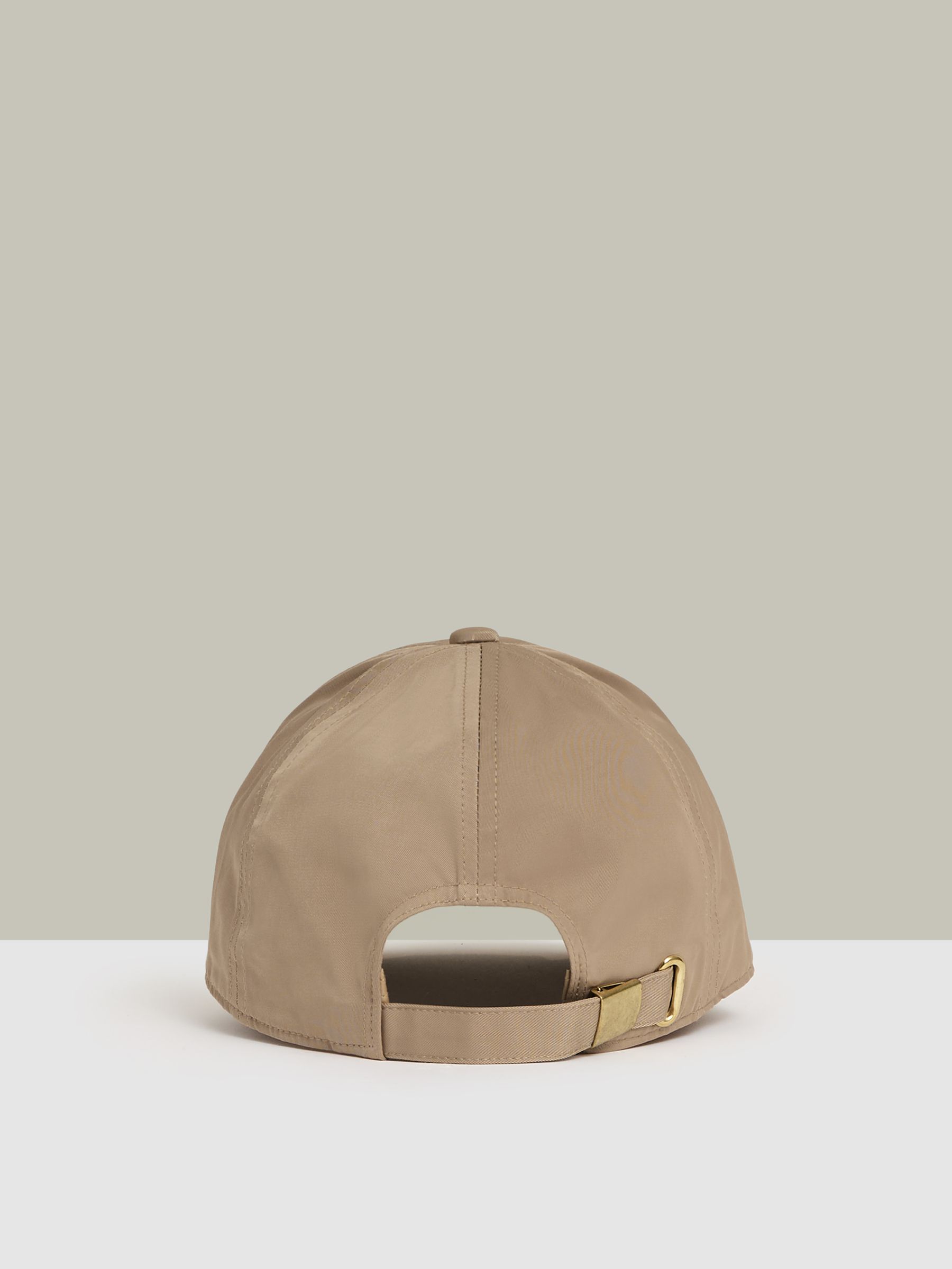 Logo-Embroidered Baseball Cap in Taupe