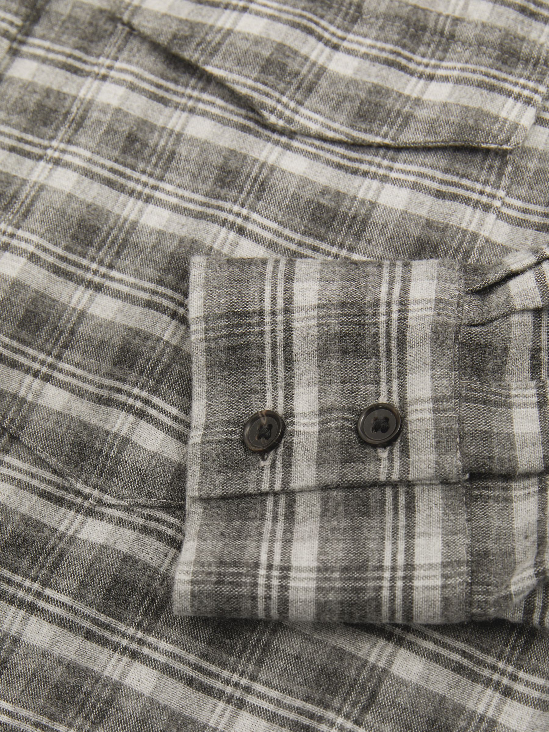 Lorena Grey Checked Button-Through Shirt