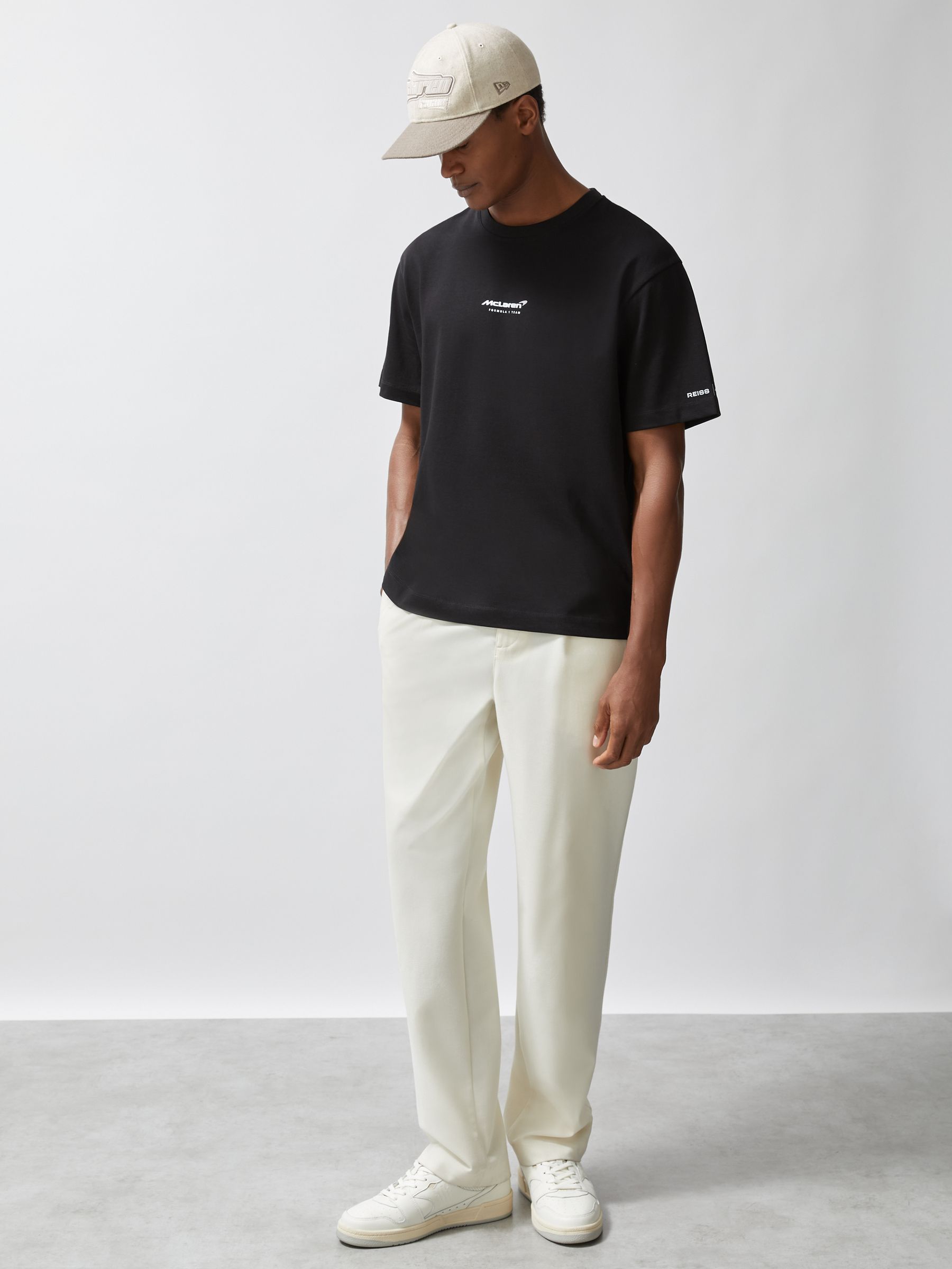 McLaren Racing Embroidered Cap Unisex Fit in Stone