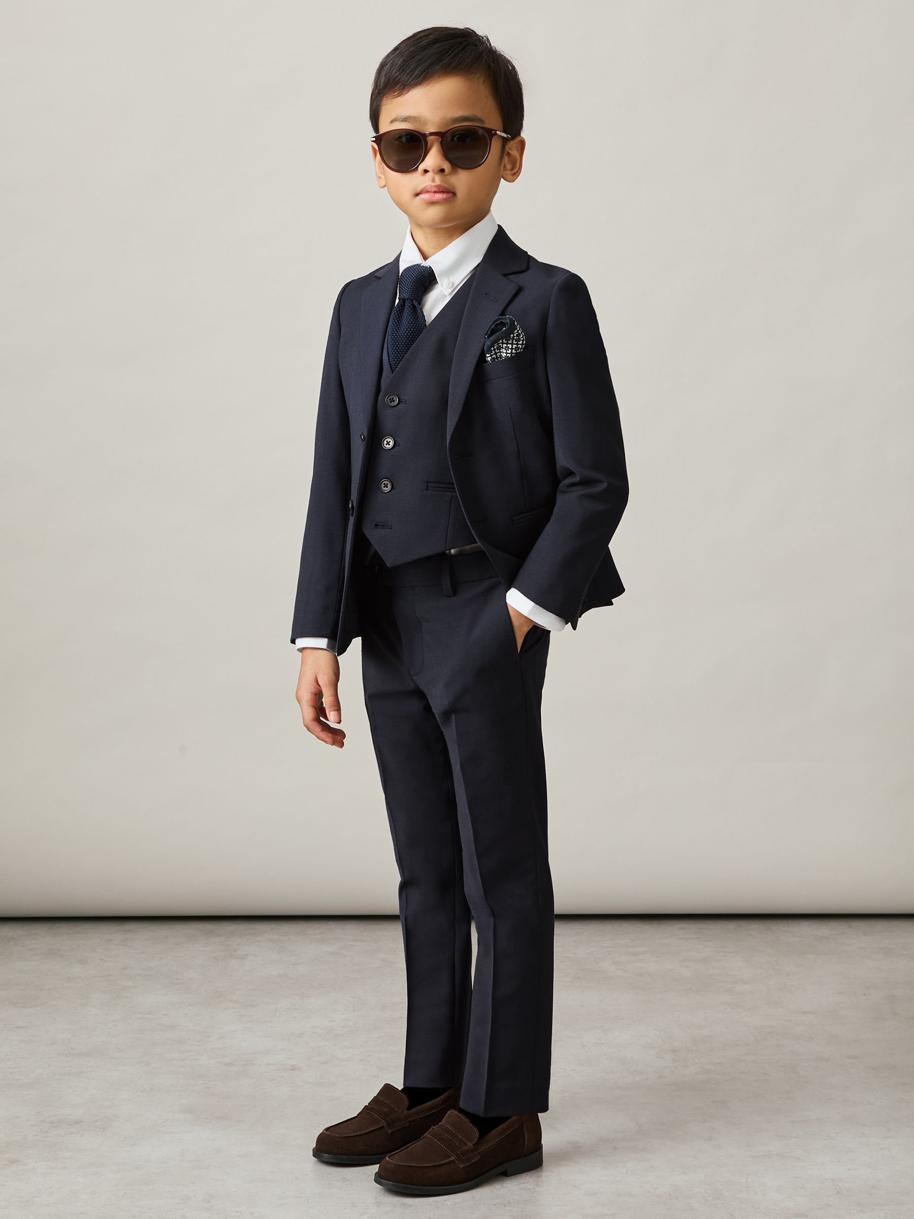 3-9 yrs Modern Fit Waistcoat in Navy