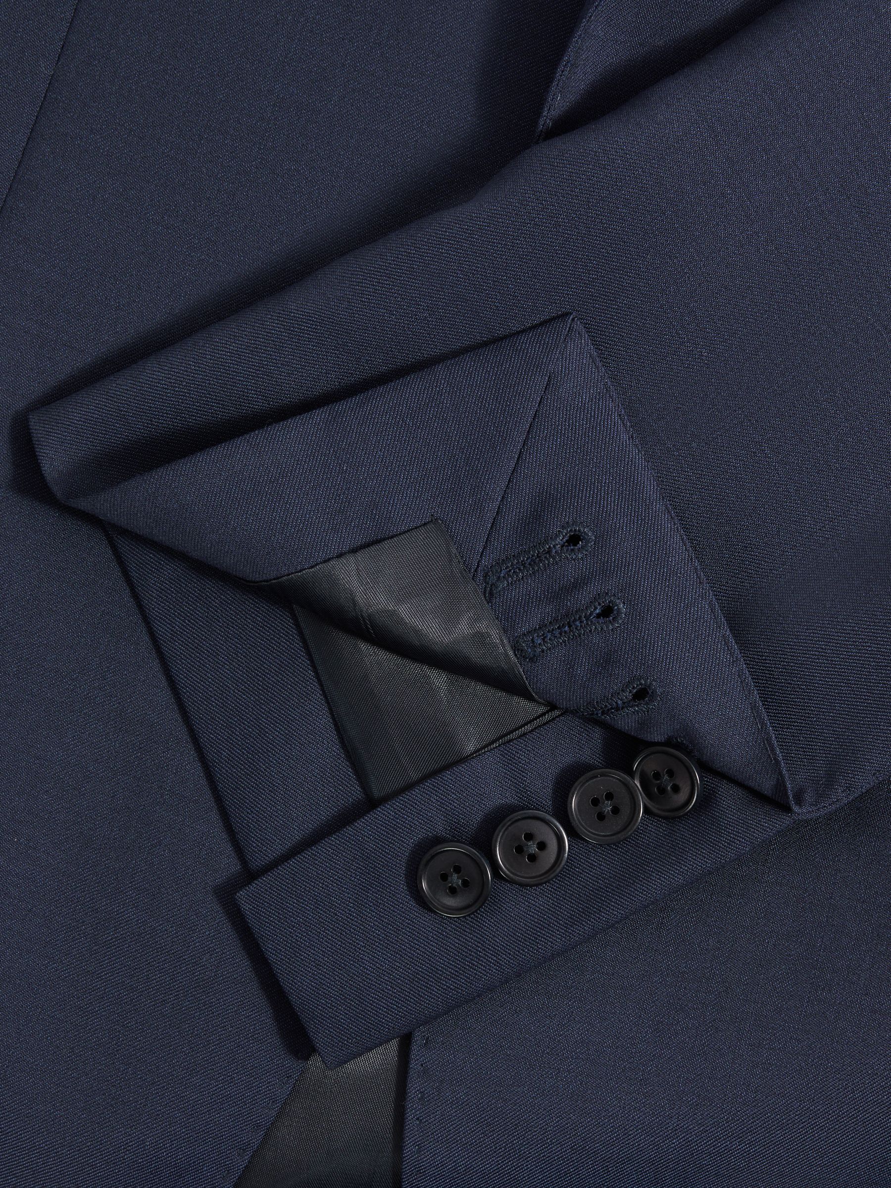 Destiny Navy Wool Single Breasted Regular Fit Blazer