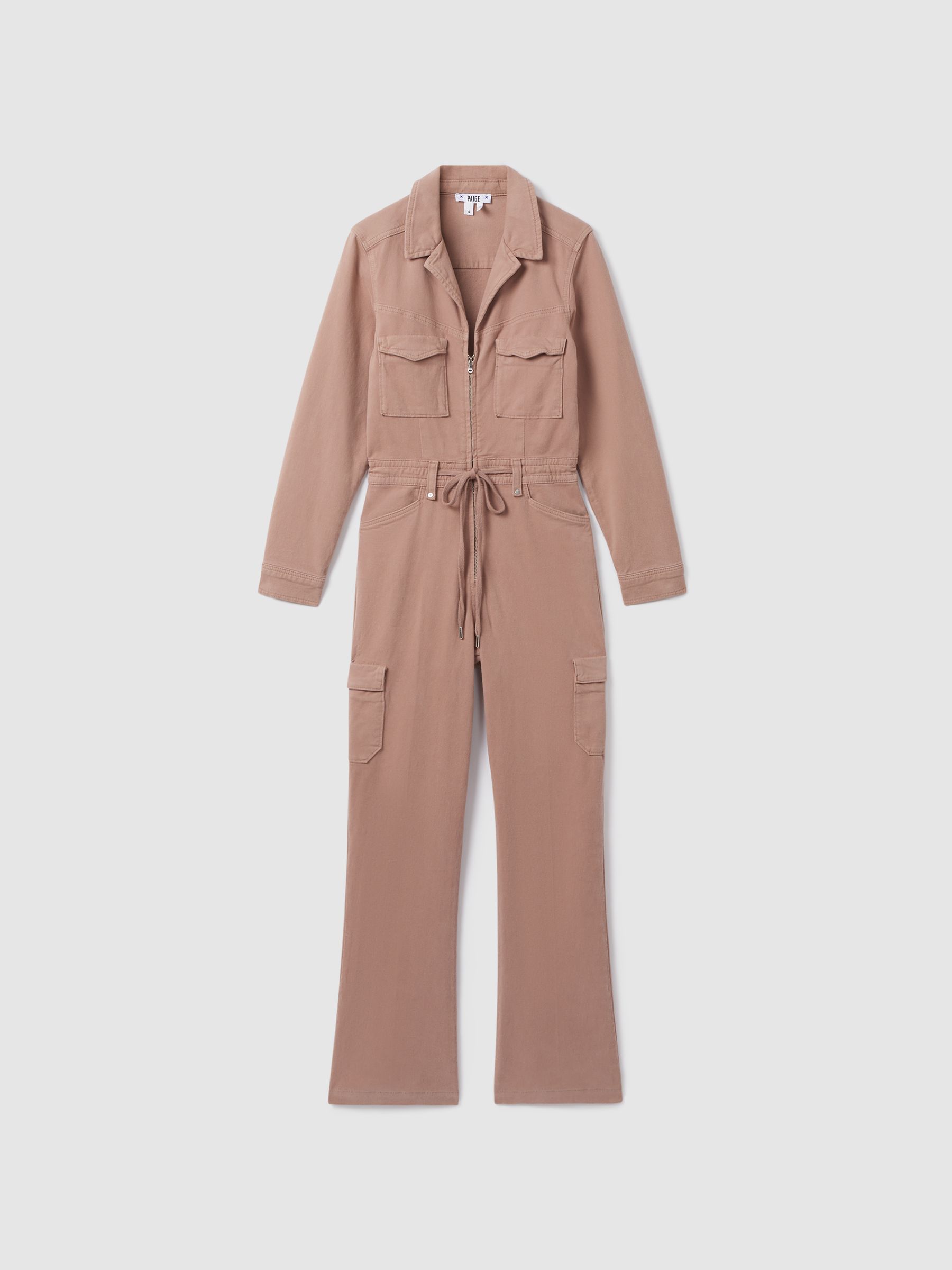 Paige Denim Jumpsuit in Mauve