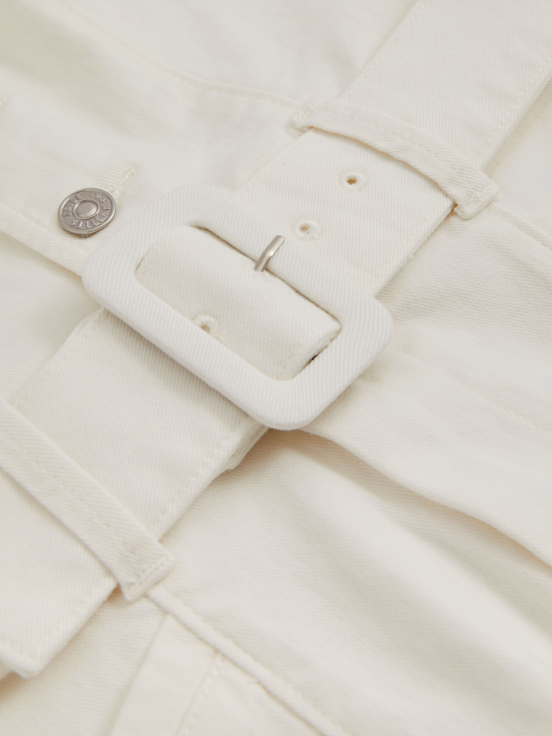 Paige Denim Jumpsuit in Ecru