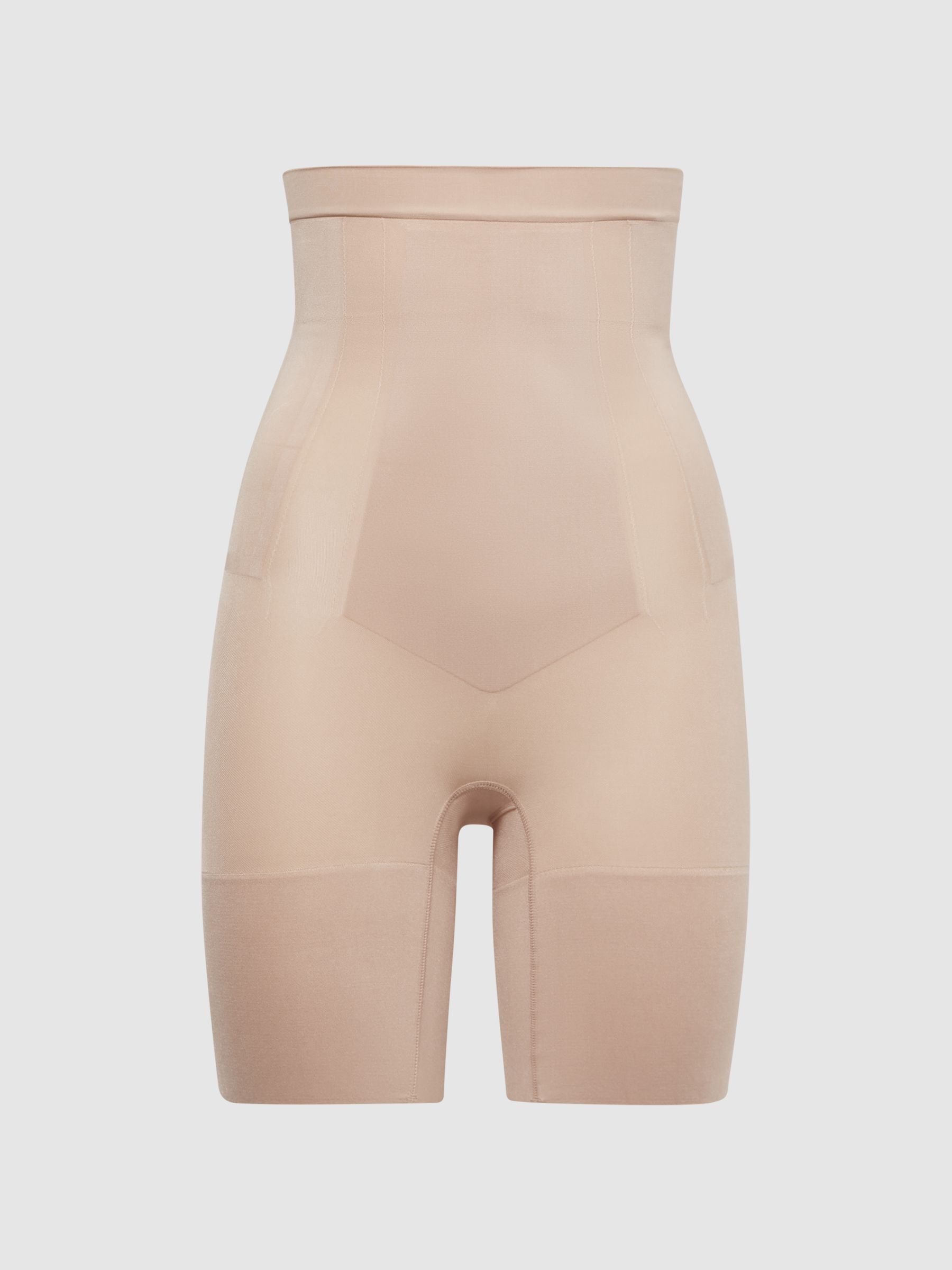 Spanx Shapewear Super Firming High Rise Mid-Thigh Shorts in Nude