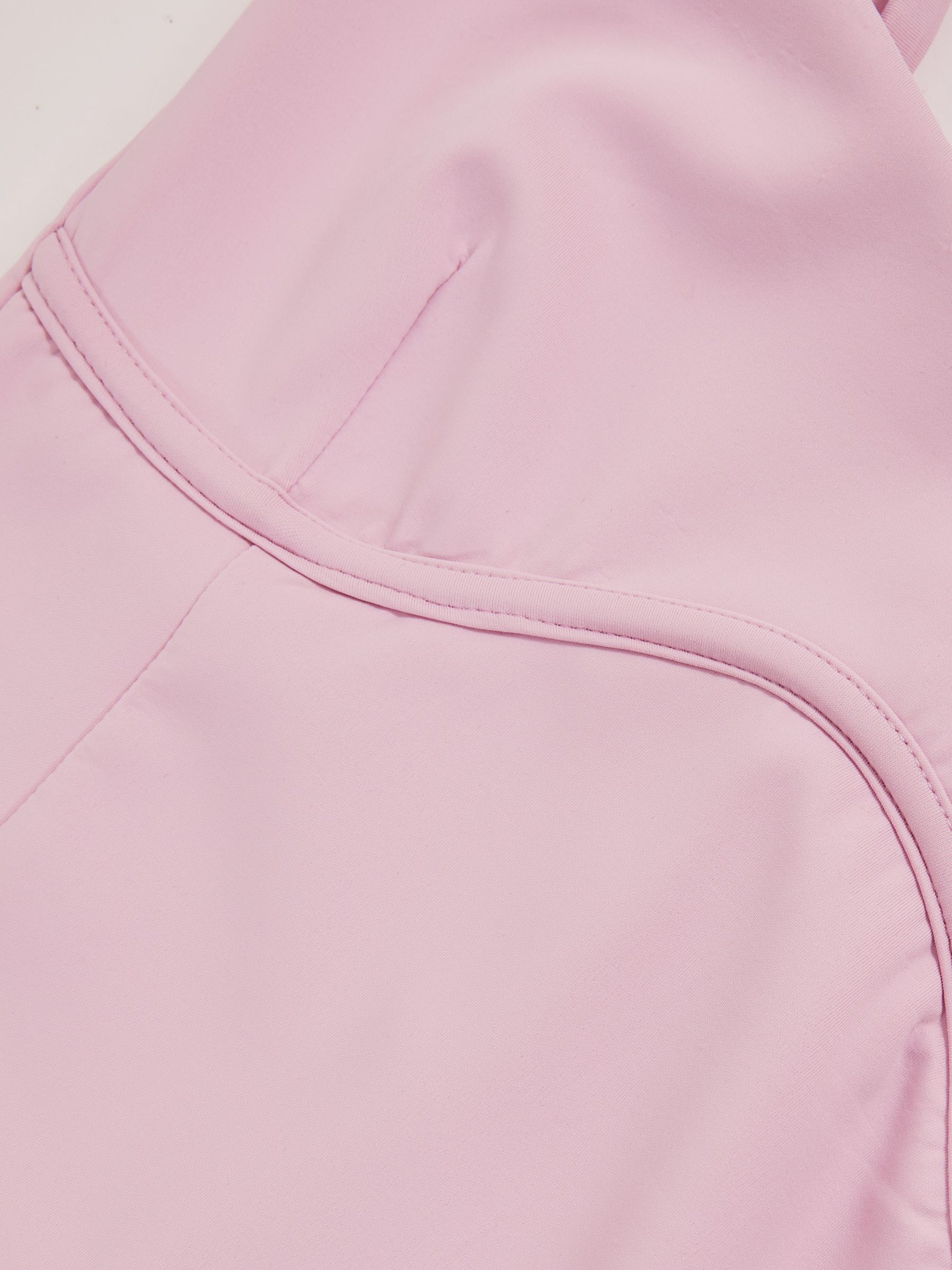 Good American Scuba Sweetheart Bodysuit in Light Pink