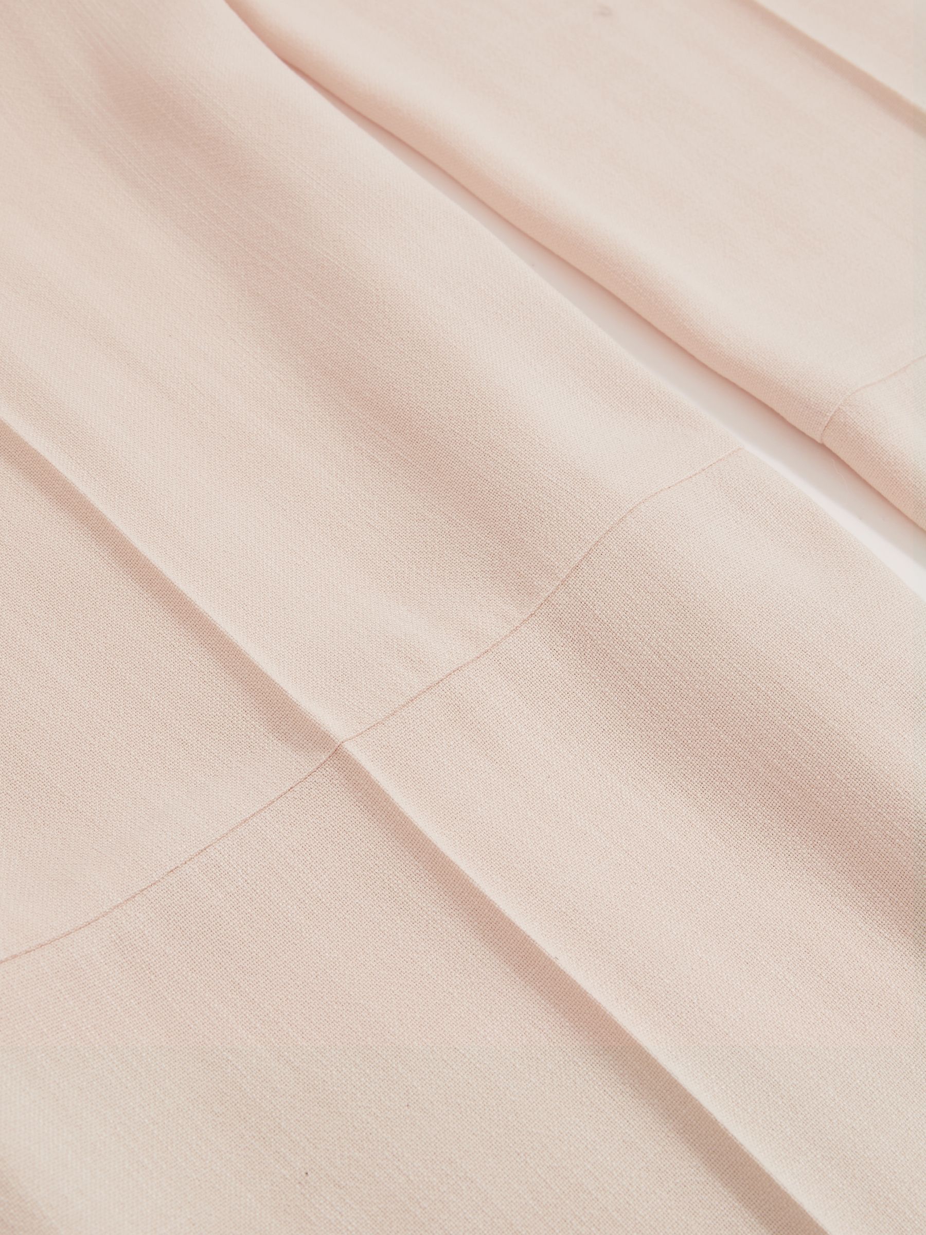 Wide-Leg Suit Trousers in Pink