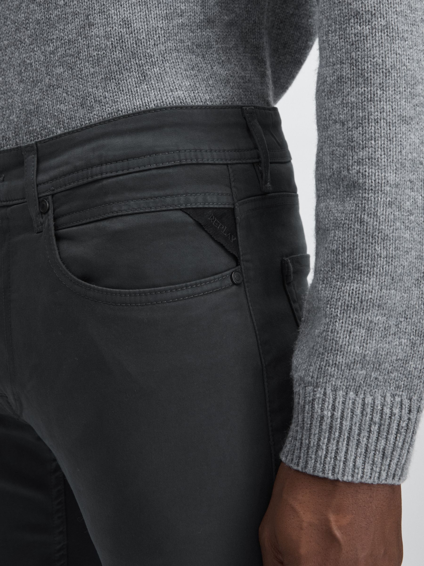 Replay Straight-Leg Jeans in Ocean