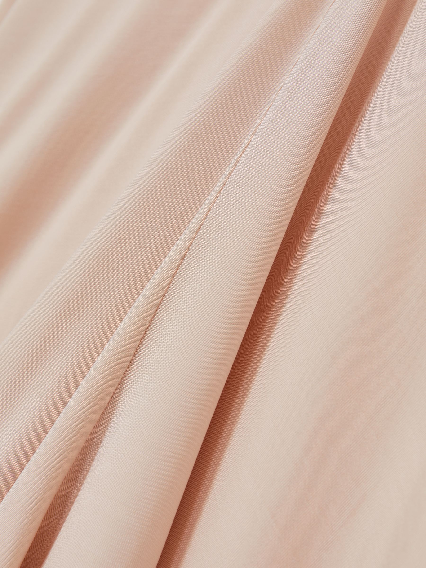 Draped V-Neck Sleeveless Top in Pink