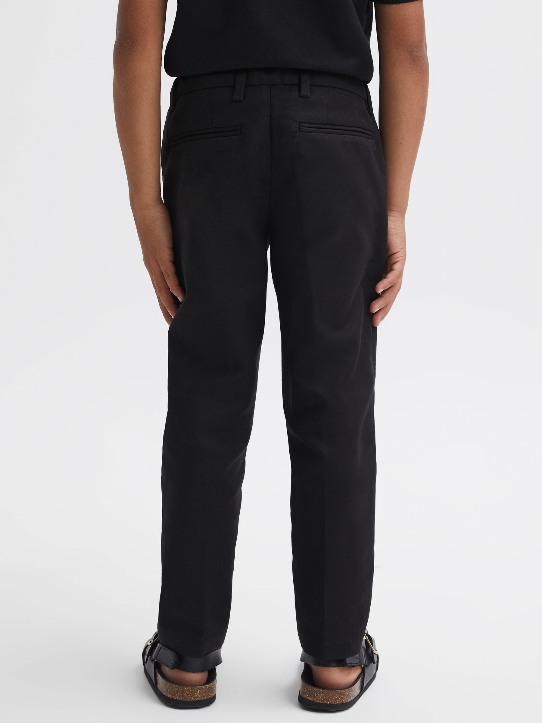 9-14 yrs Slim Fit Chinos in Black