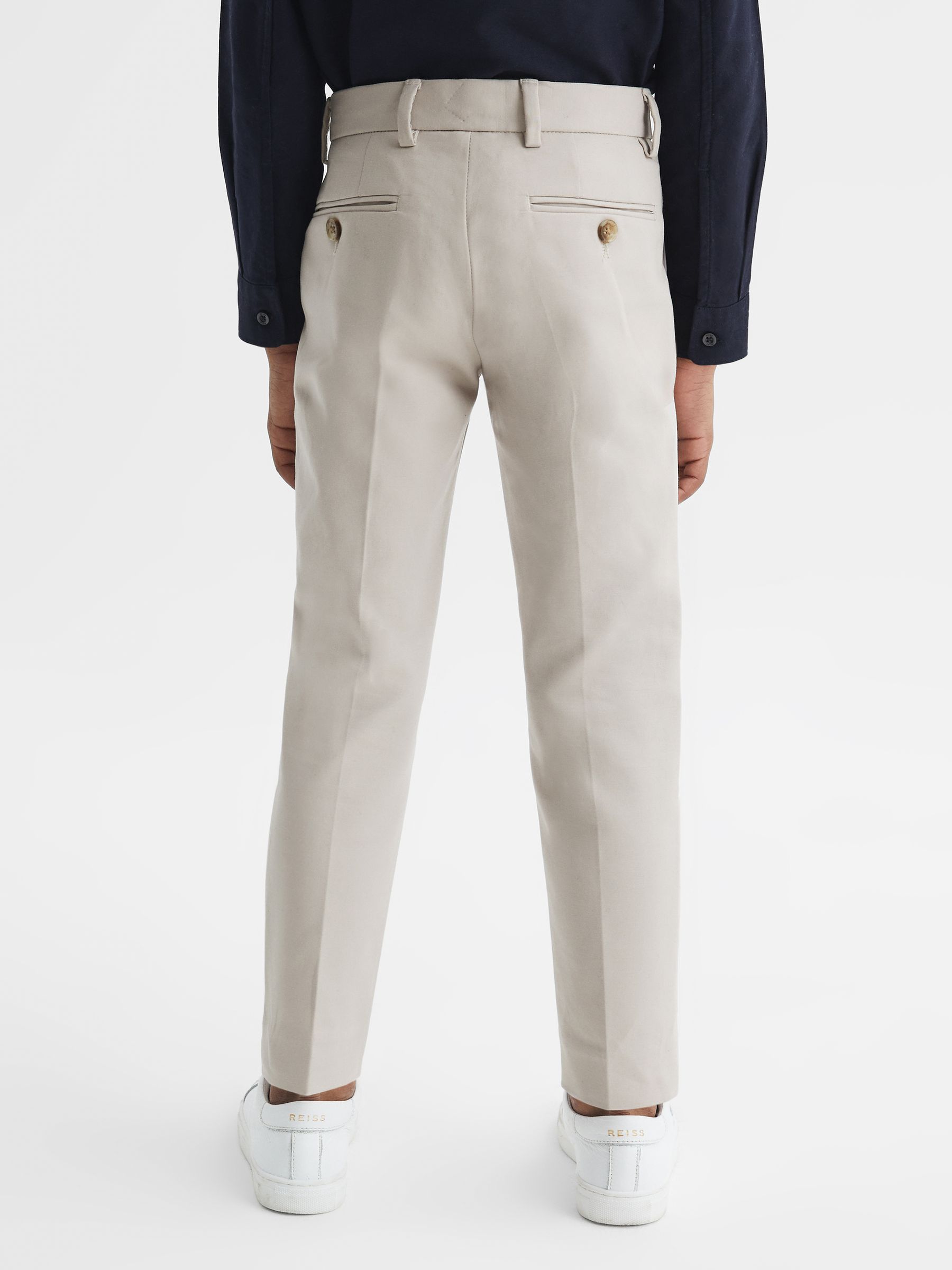 9-14 yrs Slim Fit Chinos in Stone