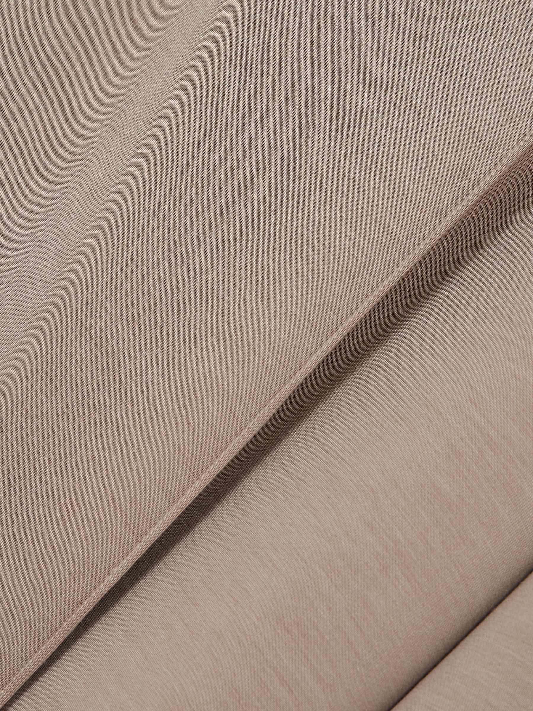 Interlock Wide-Leg Drawstring Joggers in Taupe