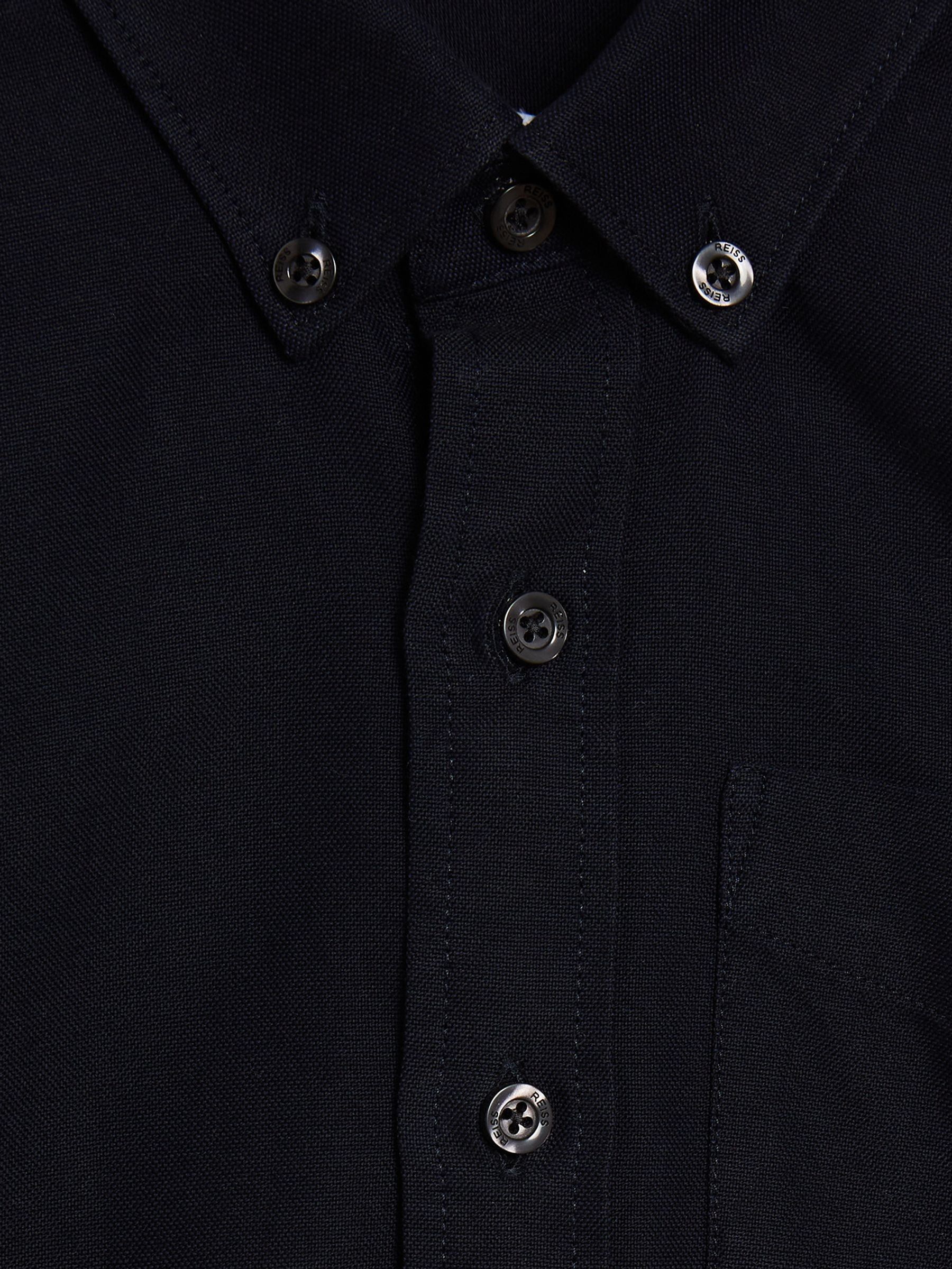 9-14 yrs Button Down Oxford Shirt in Navy