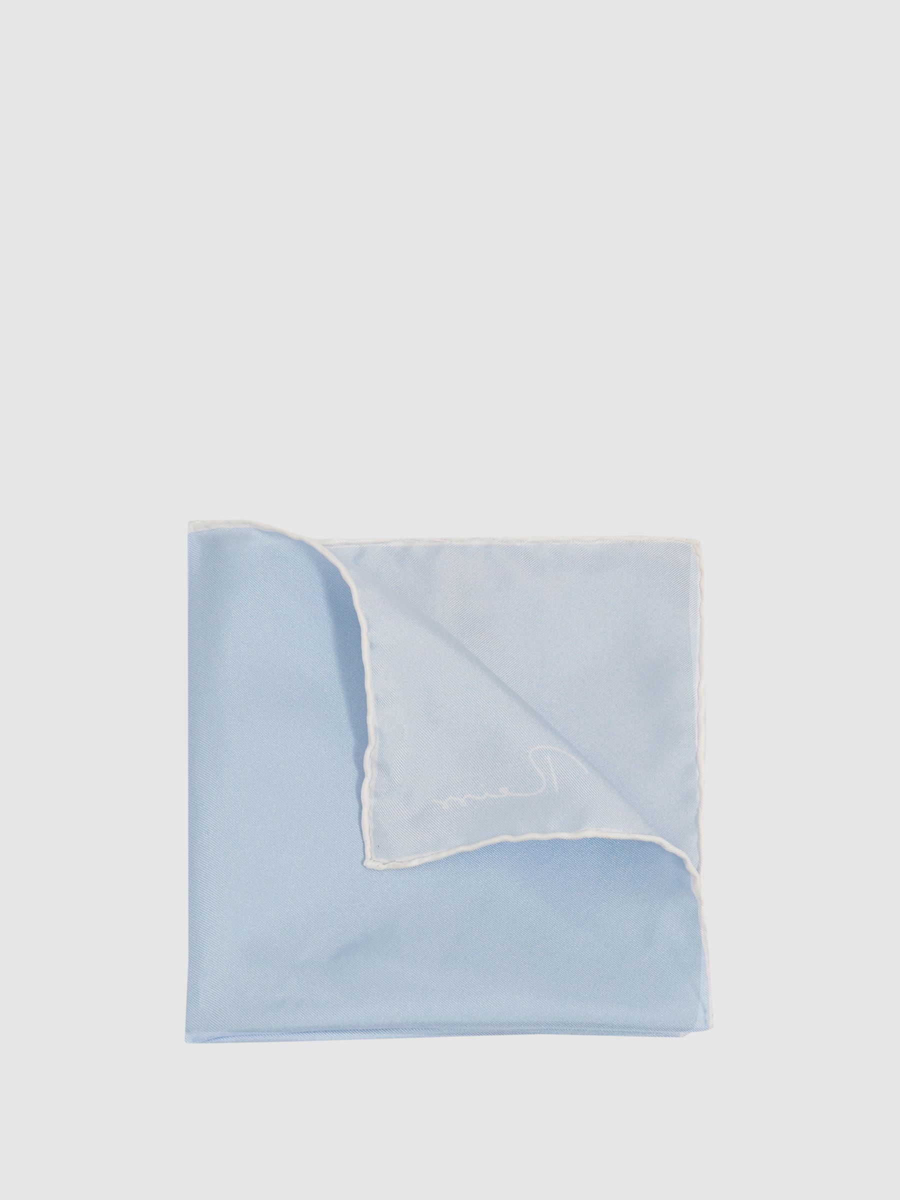 Ceremony Light Blue Silk Pocket Square
