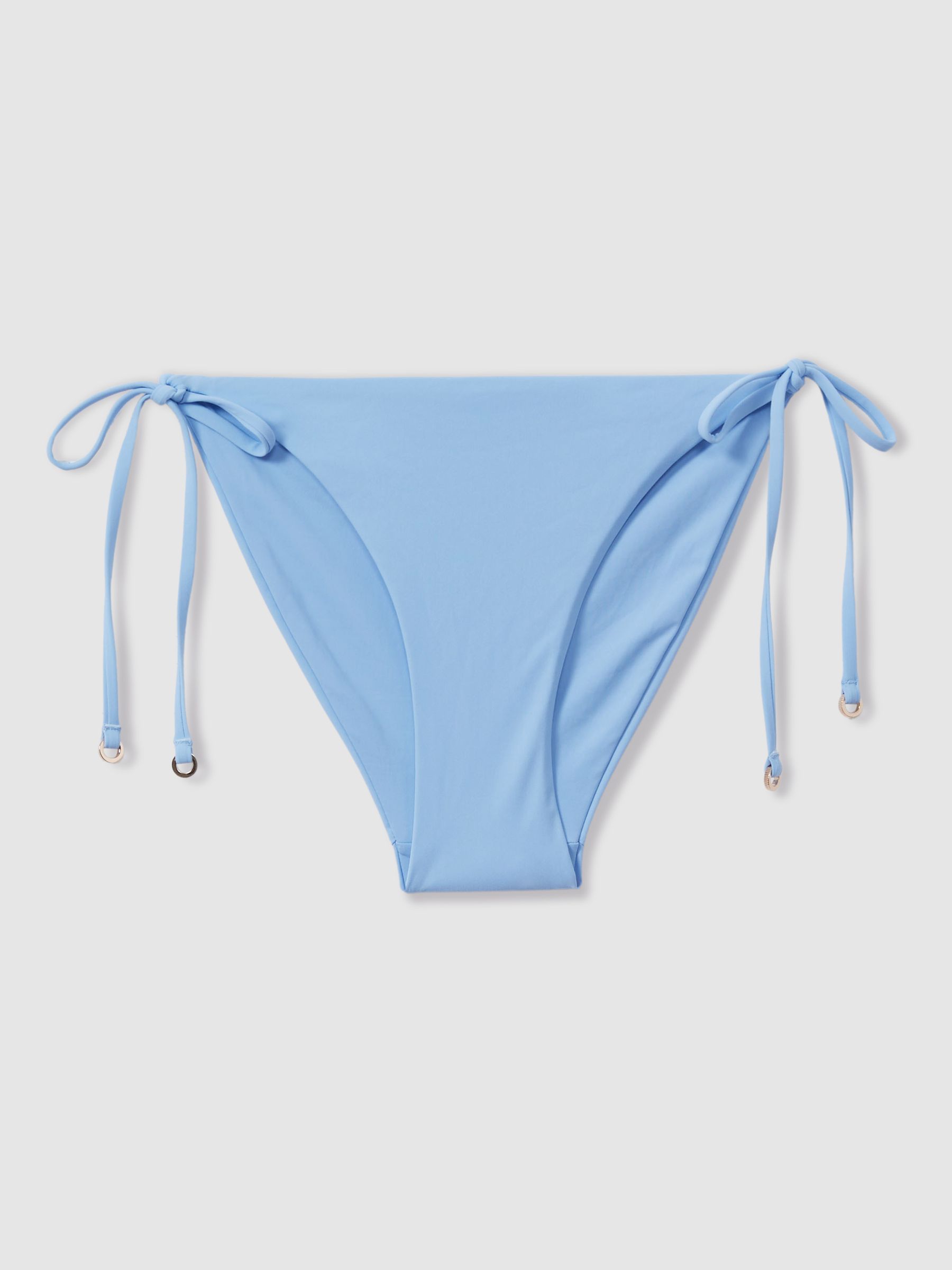 Side Tie Bikini Bottoms in Powder Blue