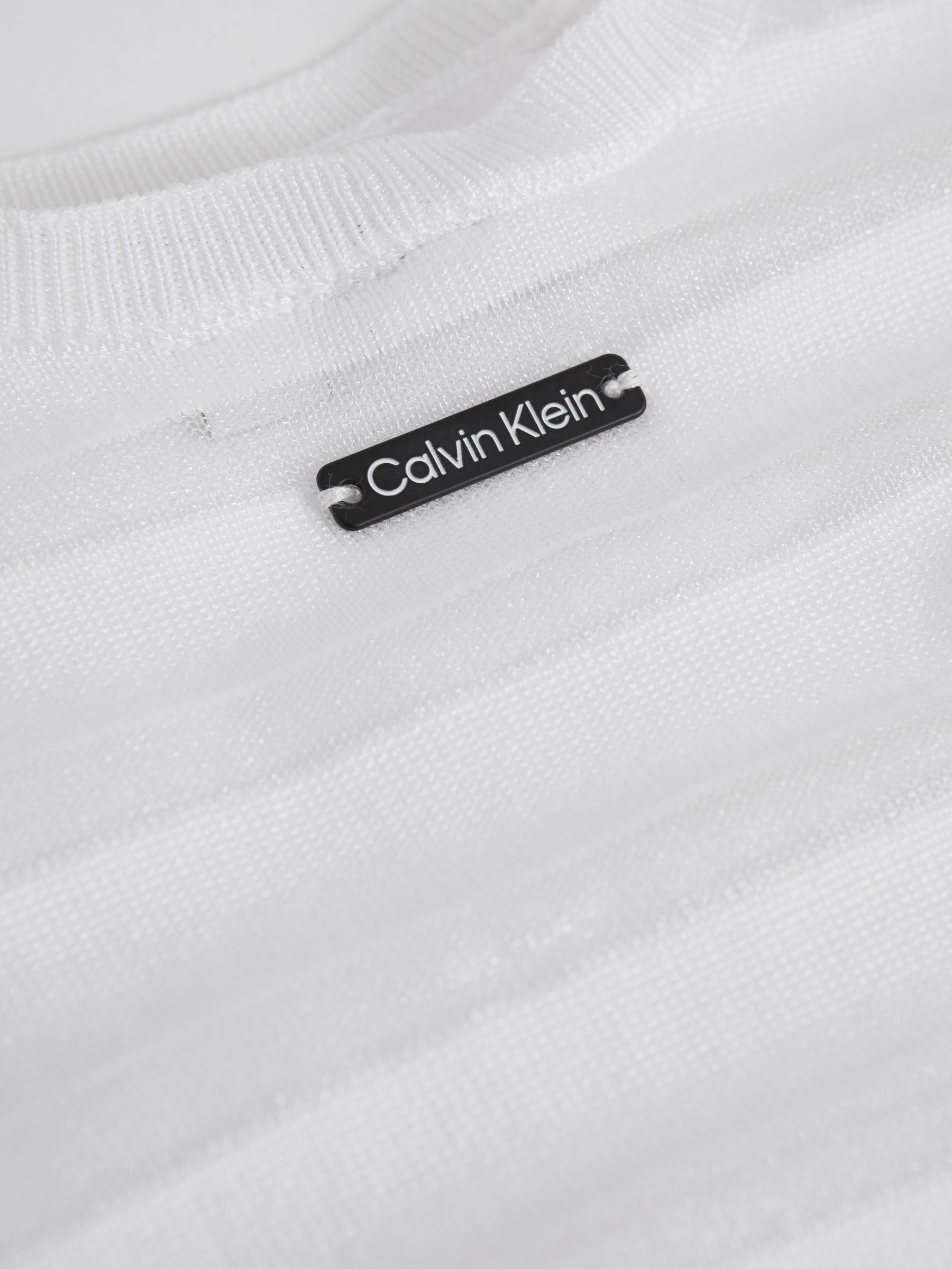 Calvin Klein Underwear Knitted Midi Dress in White