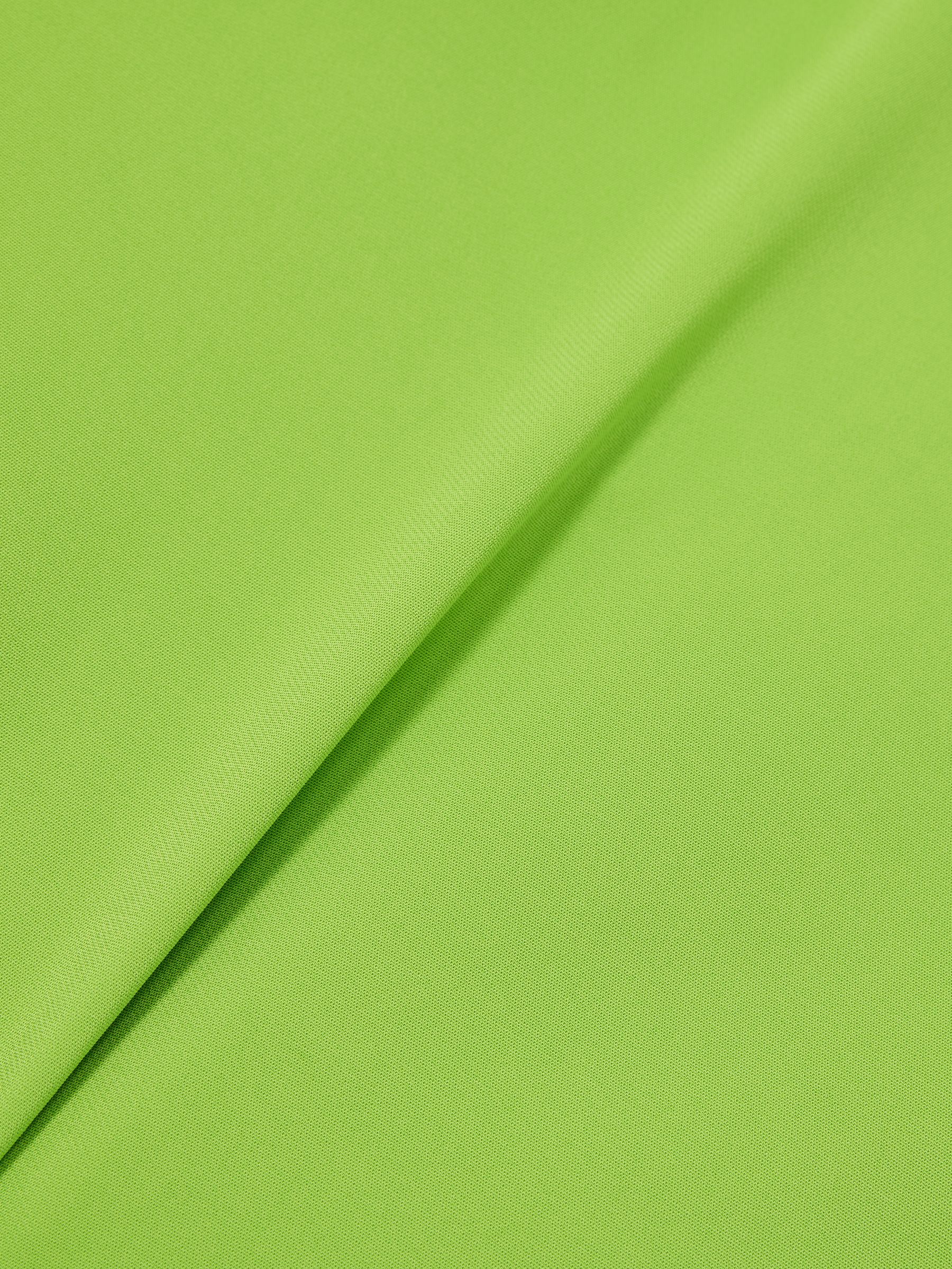 Asymmetric Ruched Mini Dress in Green