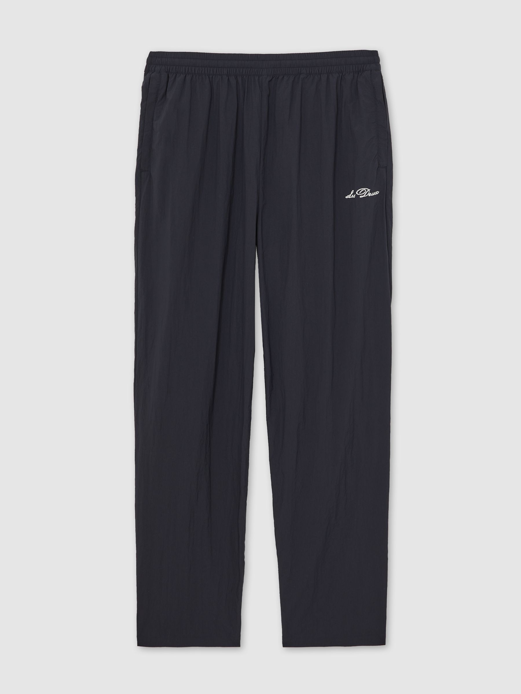 Les Deux Technical Logo Joggers in Dark Navy