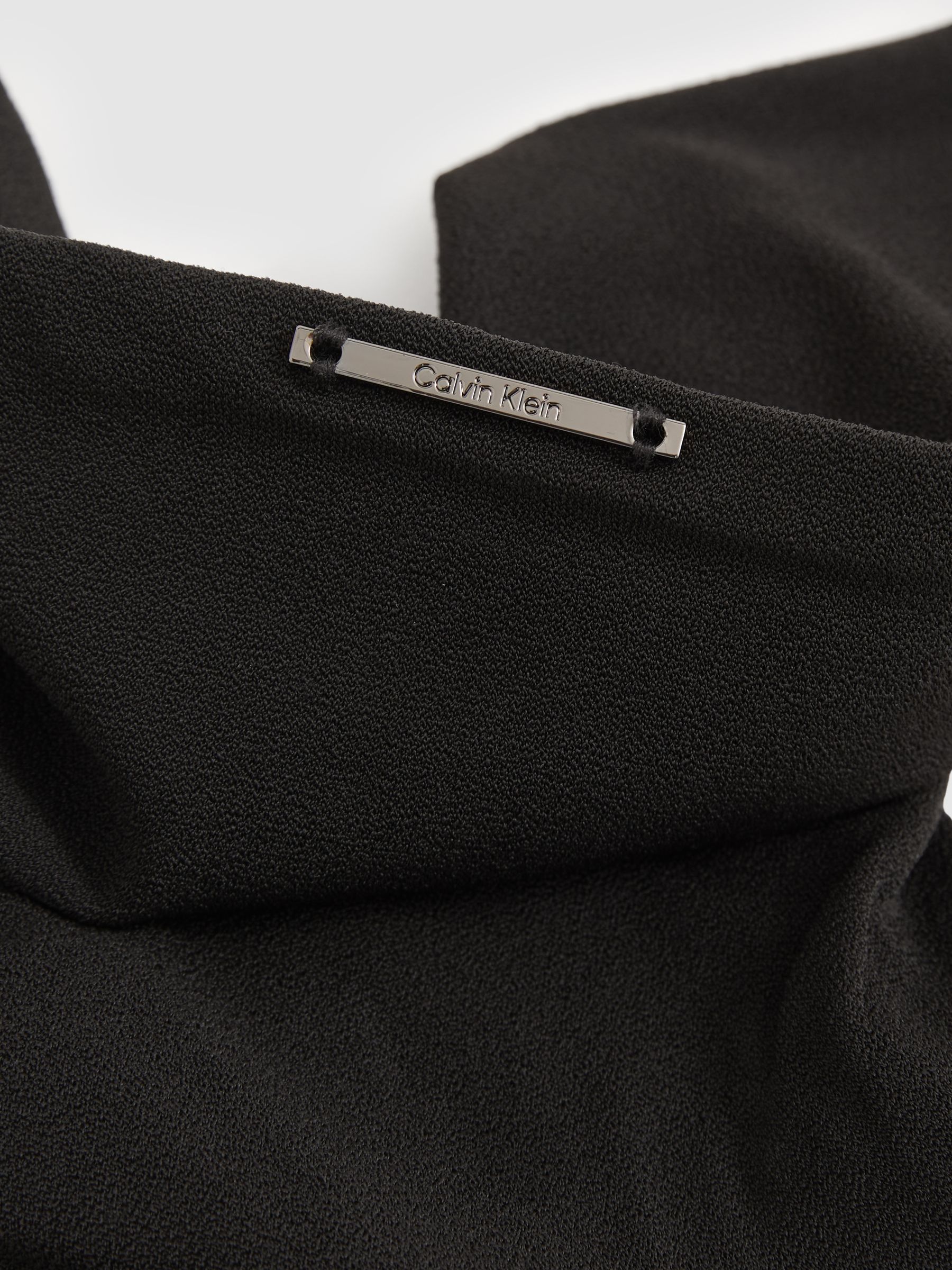 Crepe Bikini Bottoms in Black