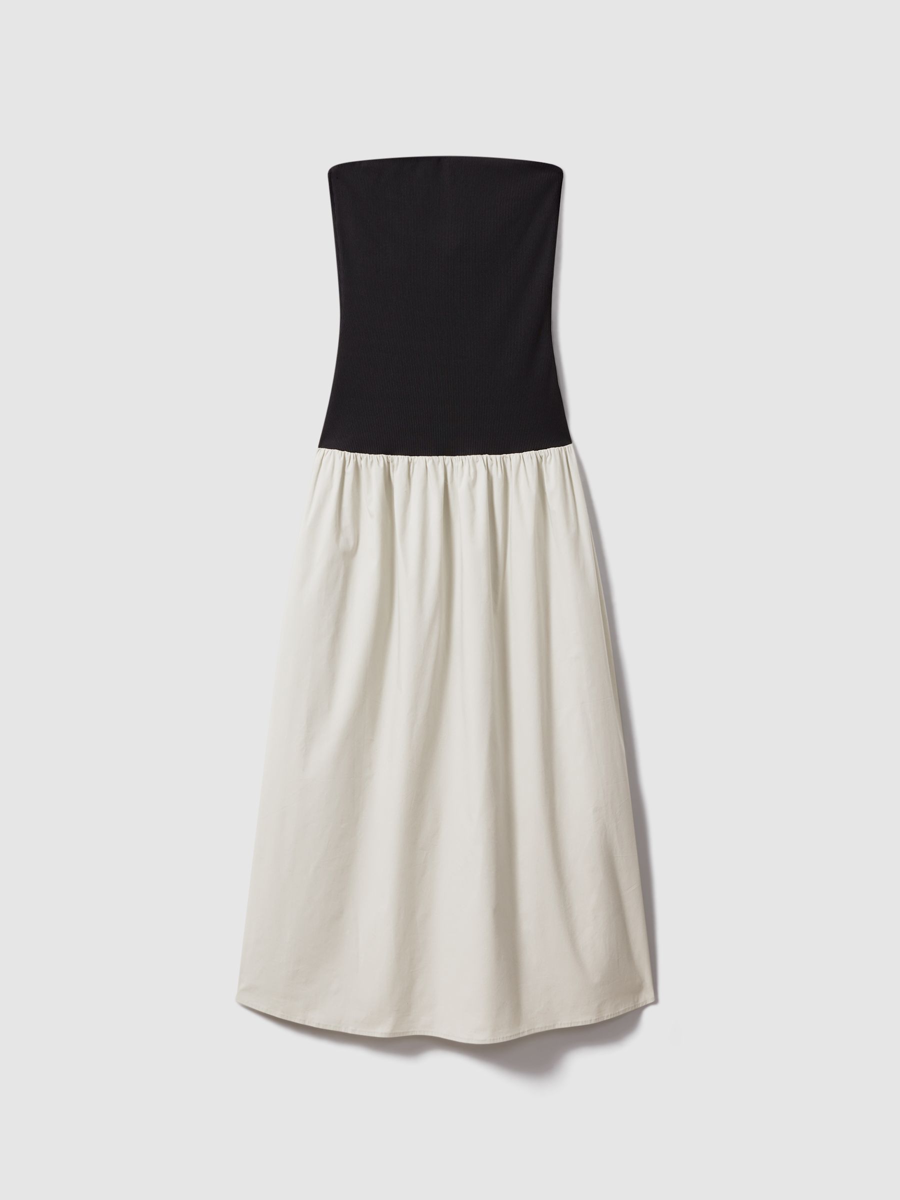 Anna Quan Drop Waist Maxi Dress in Black/Grey