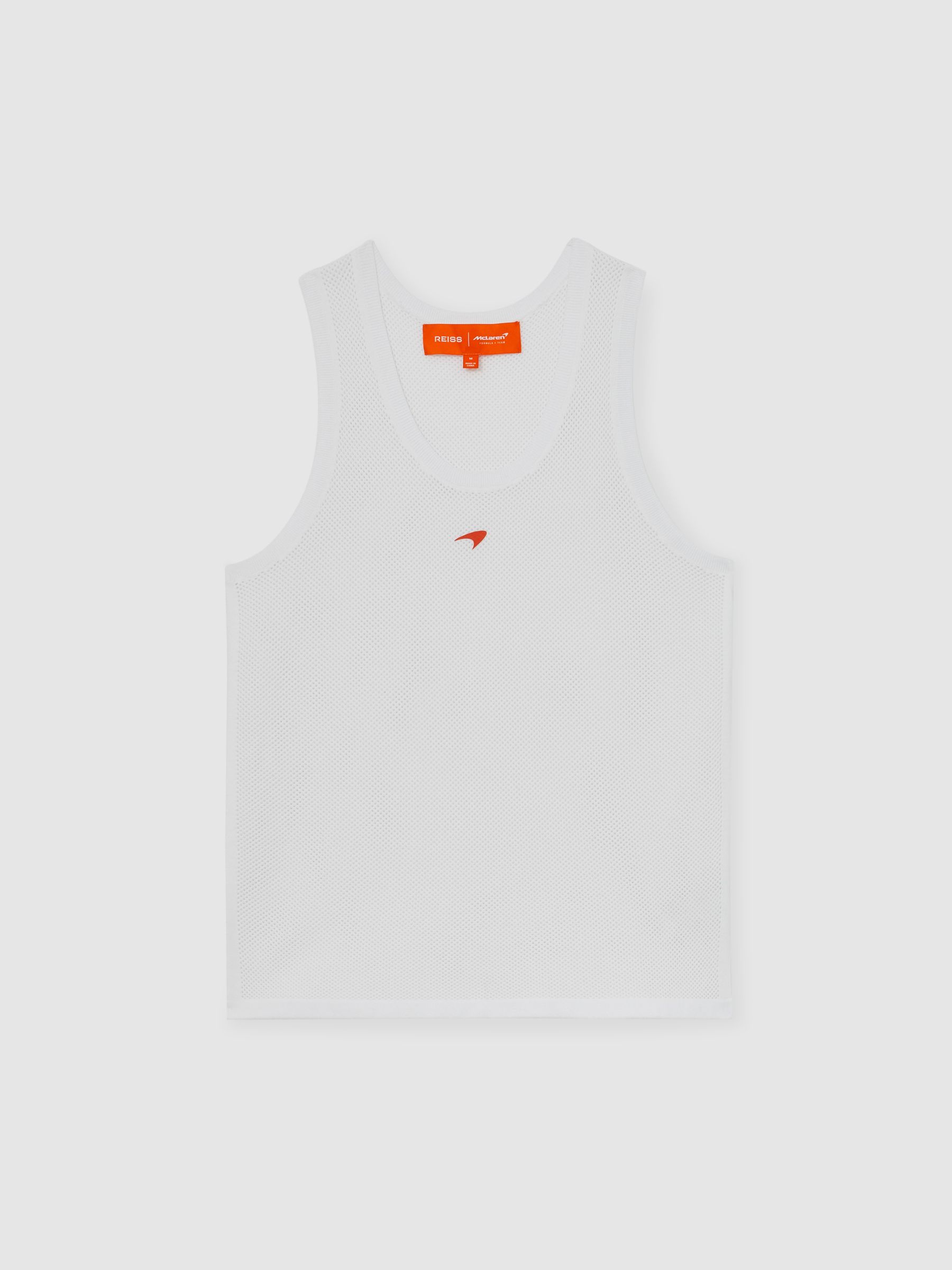 McLaren F1 Team Speedmark Knit Vest in White