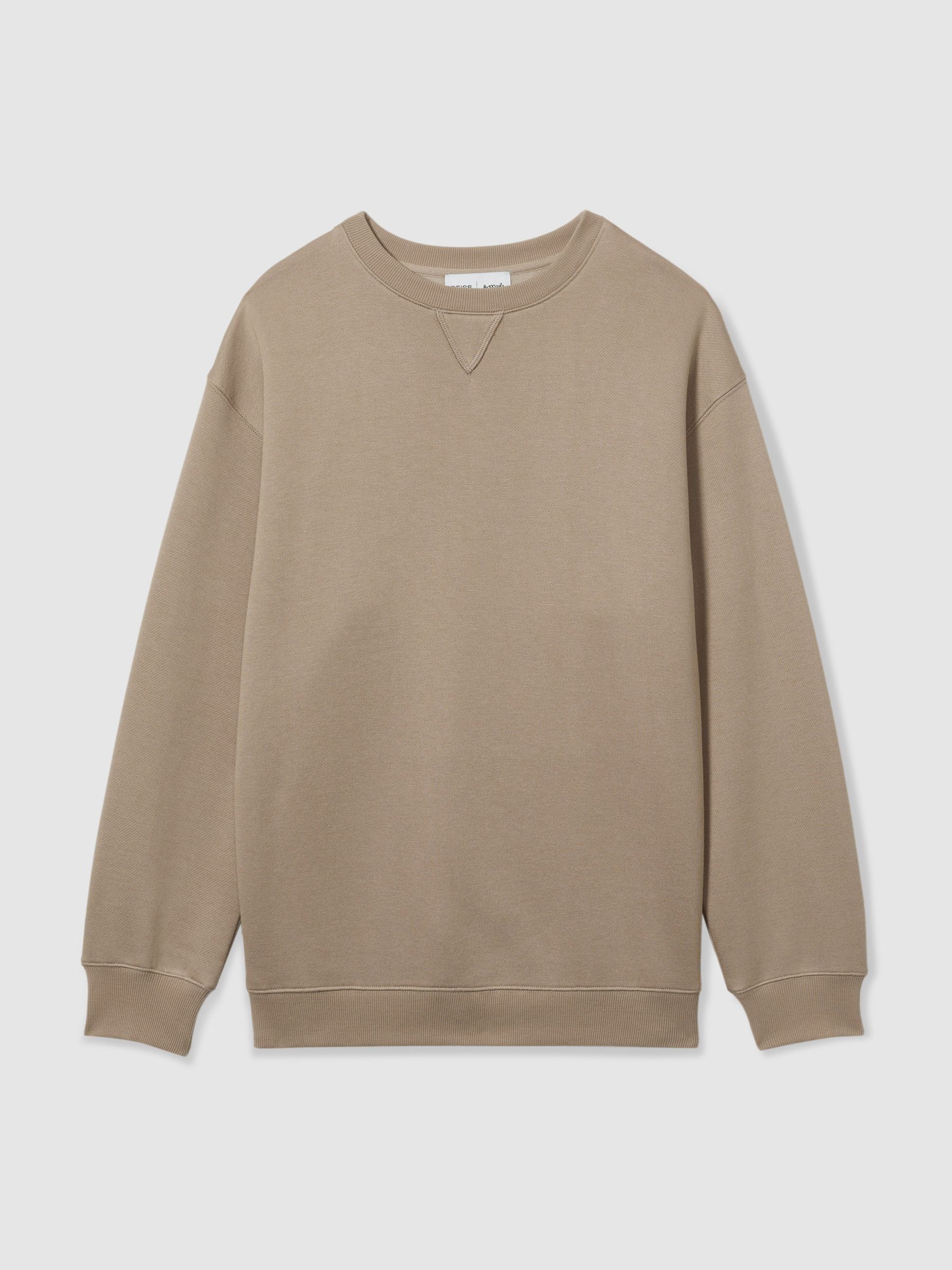 Reiss | Les 100 Ciels Oversized Sweatshirt in Camel