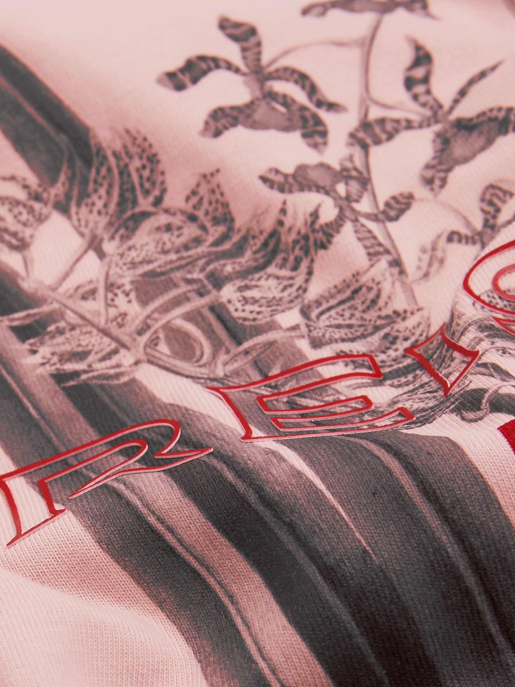 4-9 yrs Reiss | NYBG Floral Oversize T-Shirt in Pink