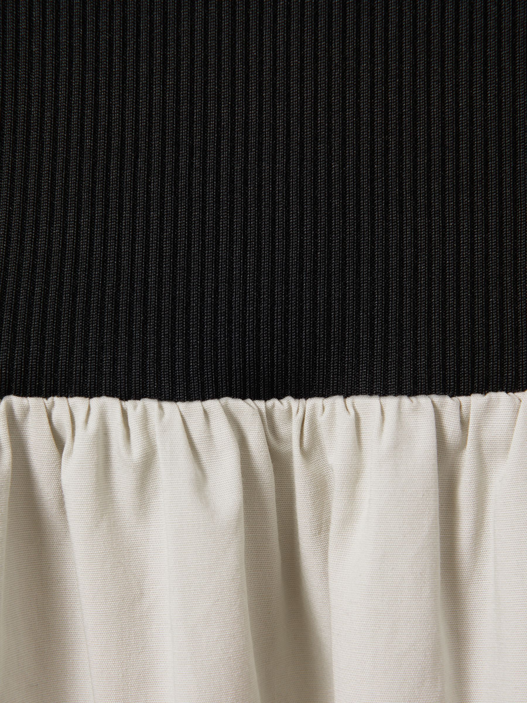 Anna Quan Drop Waist Maxi Dress in Black/Grey