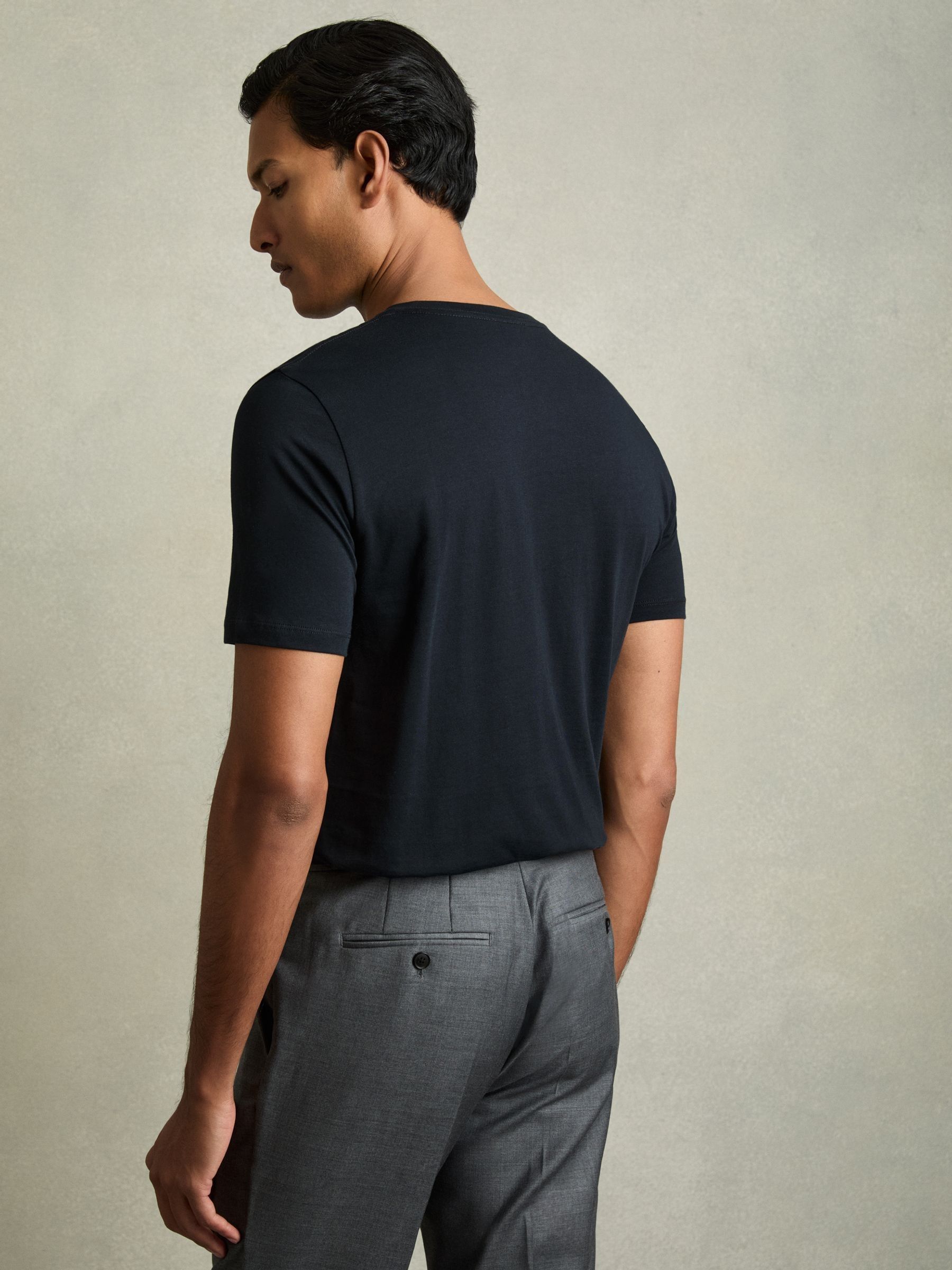 Cotton-Jersey Crew-Neck T-shirts 3 Pack in Multi