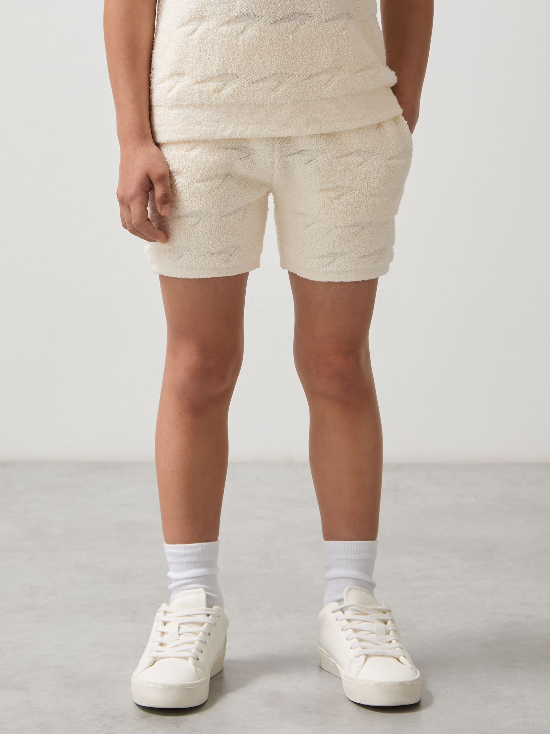 3-9 yrs McLaren F1 Team Speedmark Terry Shorts in White